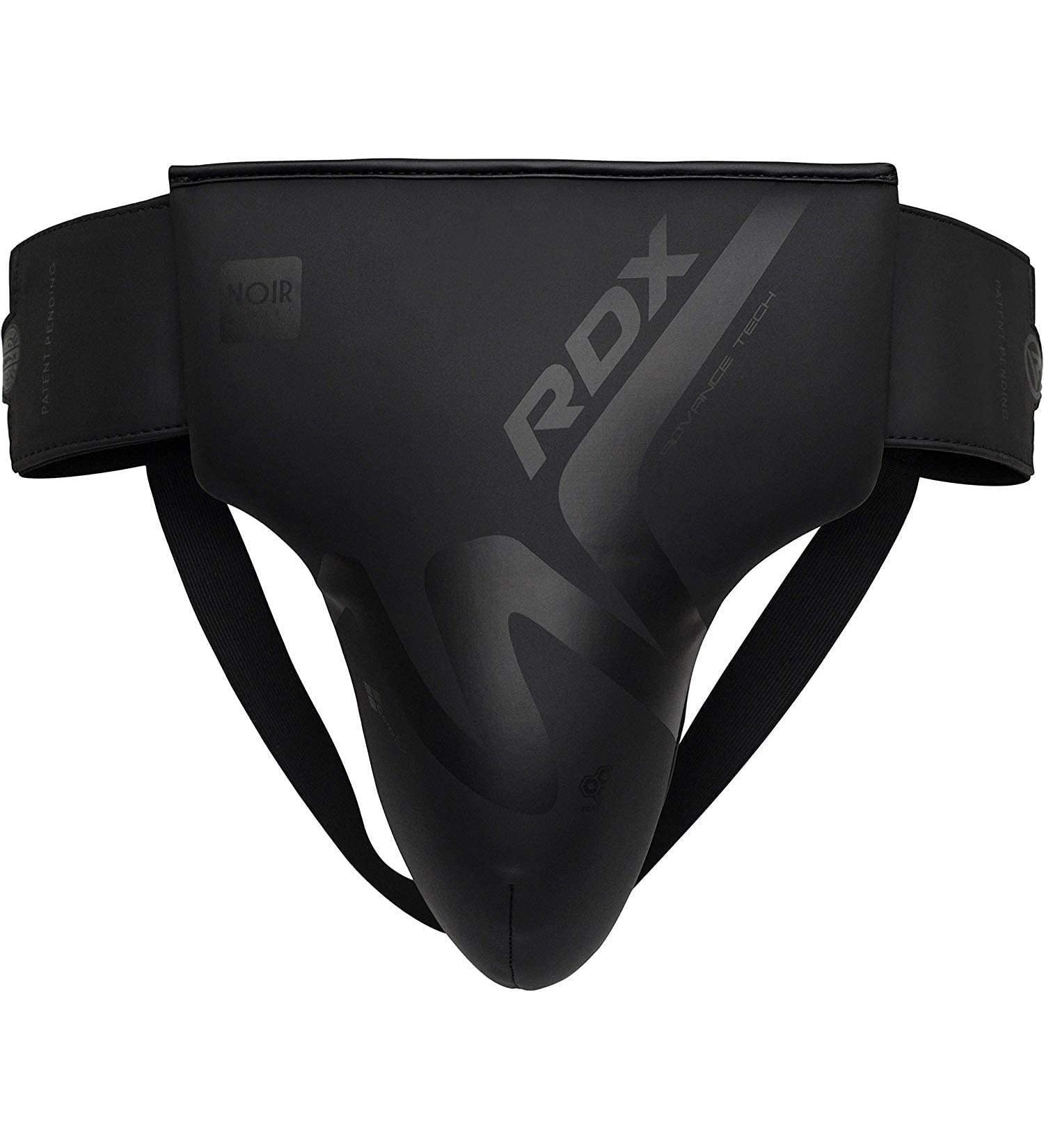 RDX Groin Protector for Boxing, Muay Thai, Kickboxing | Maya Hide Leather Abdo Gear for MMA Training | Men's Jockstrap Abdominal Protector for Sparring | Matte Black - Medium - Buy Online on GoSupps.com