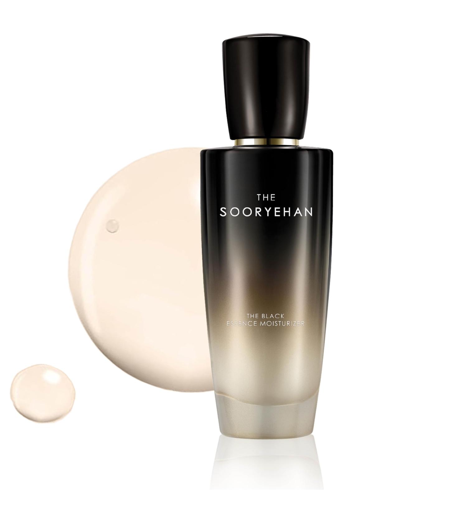 Sooryehan The Black Essence Moisturizer 130ml - Lightweight Korean Cream for Dull Aging Skin with Black Yeast & Hyaluronic Acid - Buy Online on GoSupps.com