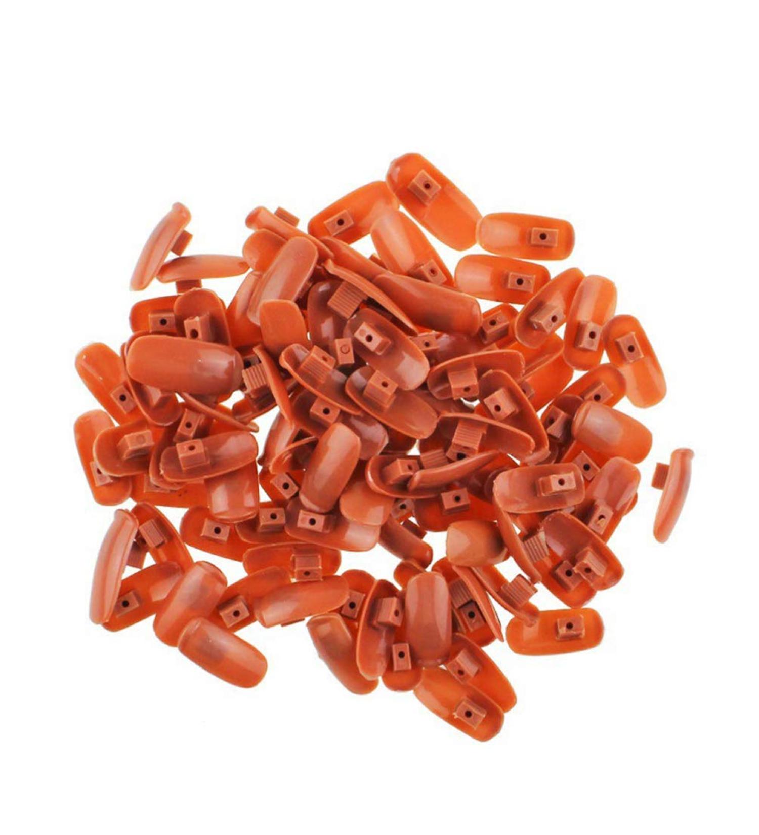 Minkissy 200 Nail Tips - Practice Nail Trainer Tips for Manicure & Nail Art - Perfect for Nail Training & Accessories - Buy Online on GoSupps.com