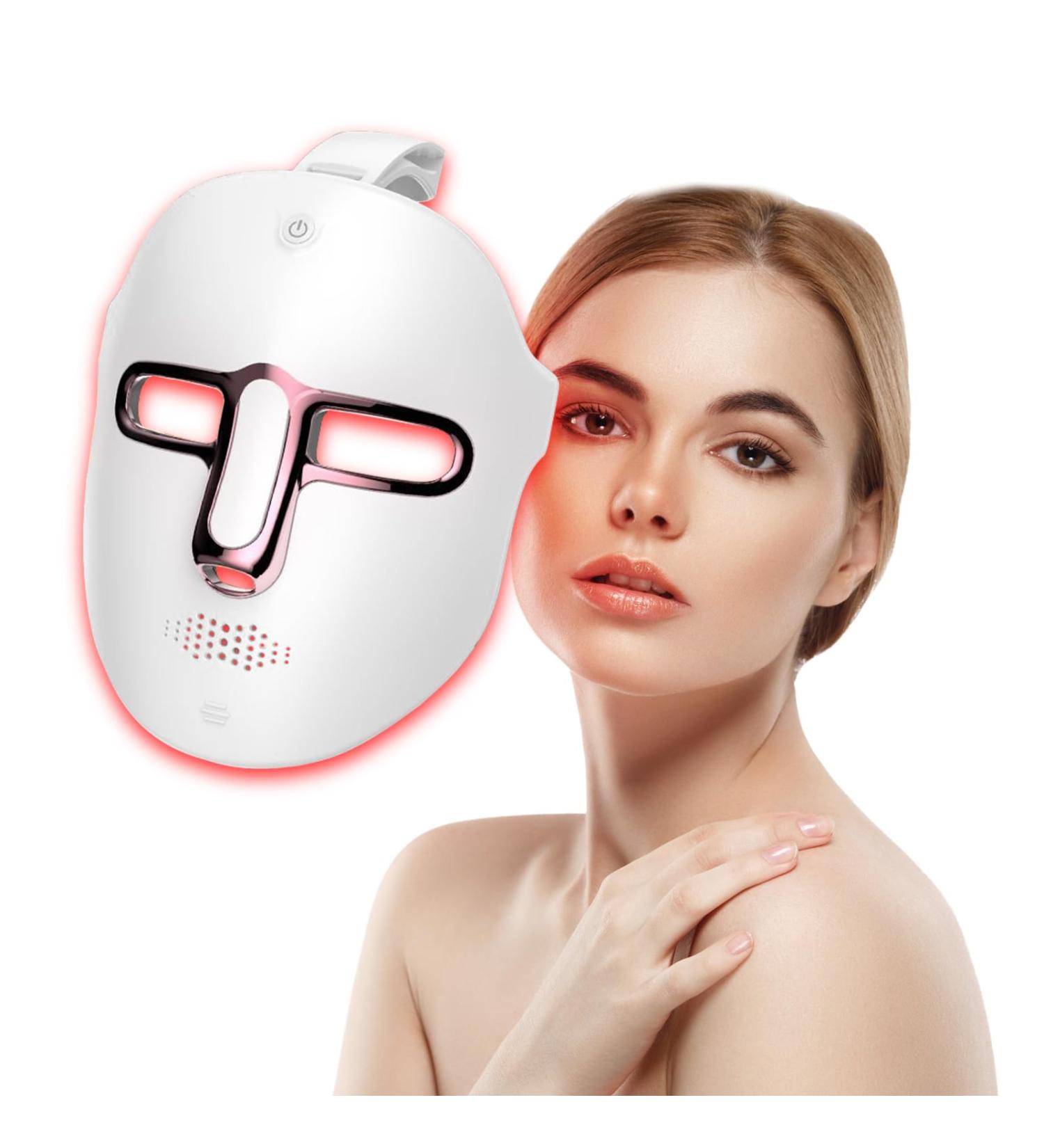 Red Light Therapy Mask - 7 Colors LED Facial Skin Care Device for Radiant Skin | Portable & Effective - Buy Online on GoSupps.com