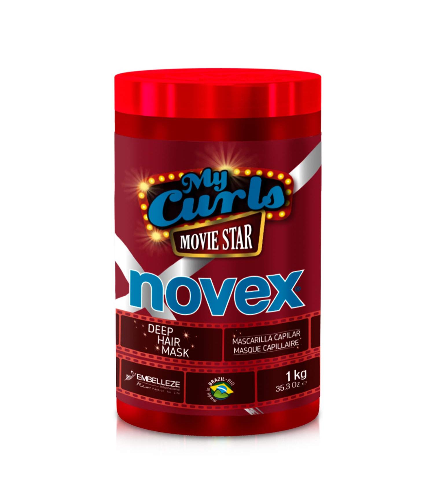 NOVEX Deep Conditioning Hair Mask 1kg | Natural Ingredients for Curls | My Curls Movie Star - Shop Internationally - Buy Online on GoSupps.com