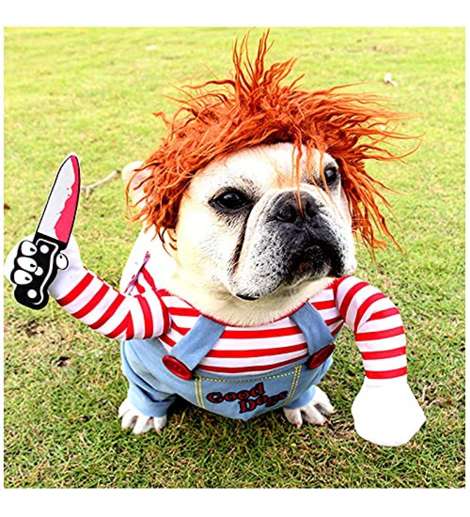 Delifur Funny Dog Costume - Terrible Halloween Party Suit for Small to XL Dogs | Cat Cosplay Clothes - Buy Online on GoSupps.com