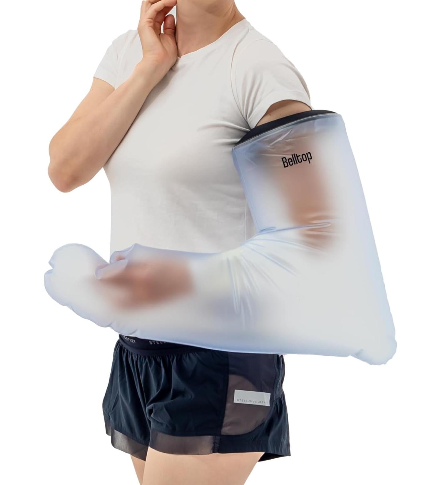 Waterproof Silicone Gypsum Arm Protector | Reusable Shower Protection for Adults - Buy Online on GoSupps.com