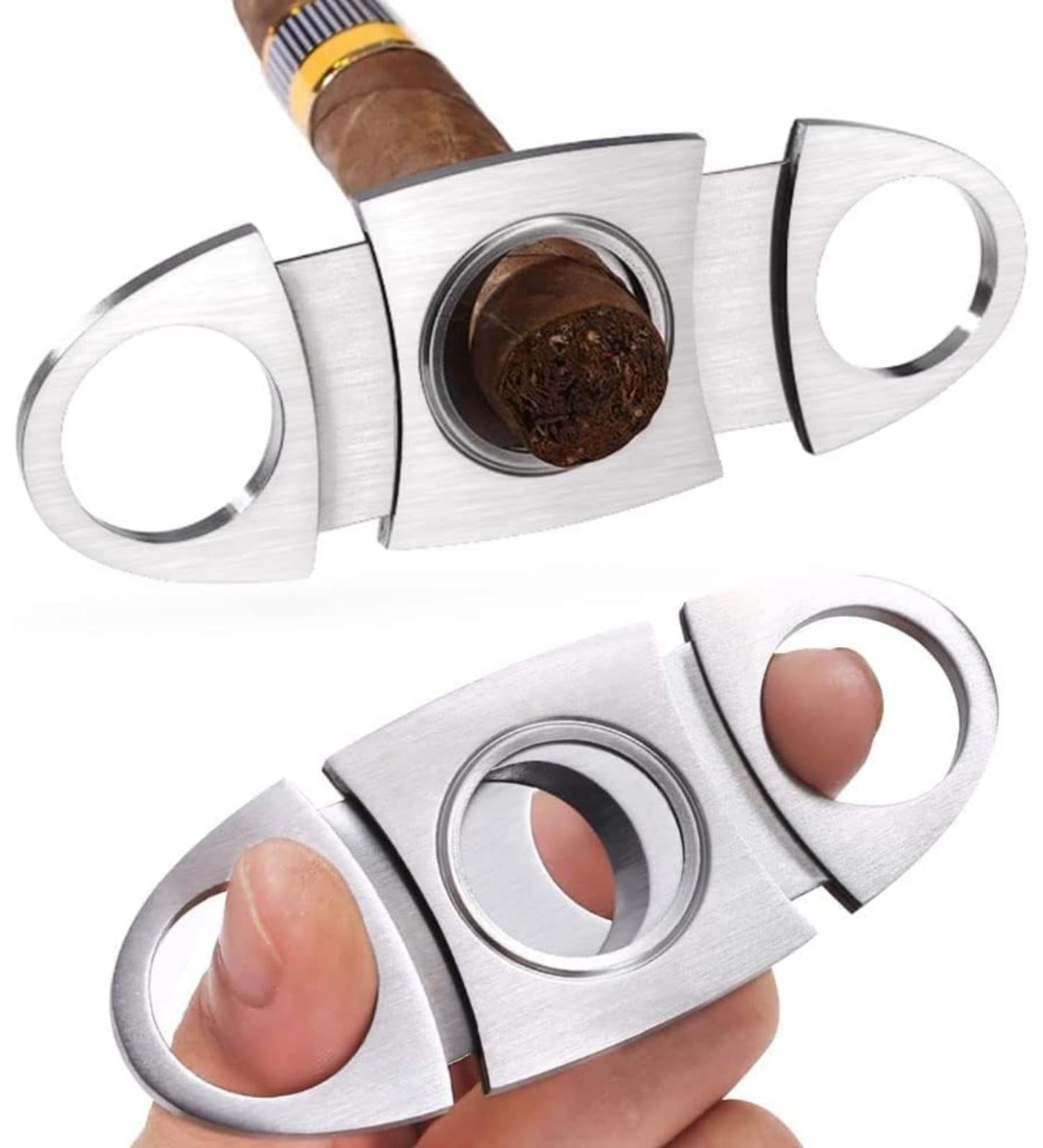 SGHAGH 2 Pcs Cigar Cutter Cigar Cigars Cutter Stainless Steel Cutter Cigar Cutter Guillotine Stainless Steel Cigar Pliers Cigar Cutters - Buy Online on GoSupps.com