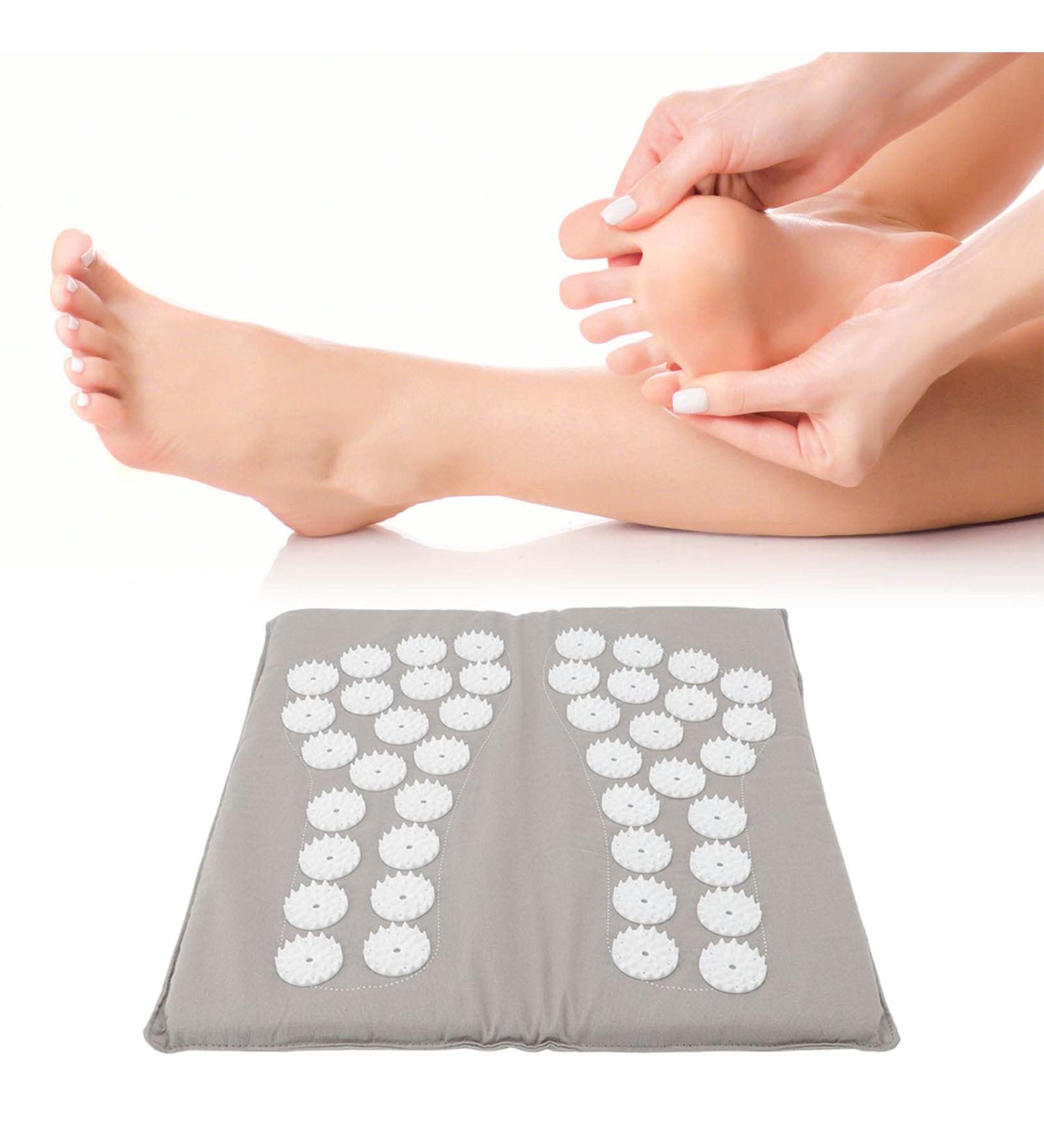 BRNNO Acupressure Foot Mat | Pressure Point Relief & Reflexology Massage for Pain Relief | Relaxation & Comfort - Buy Online on GoSupps.com