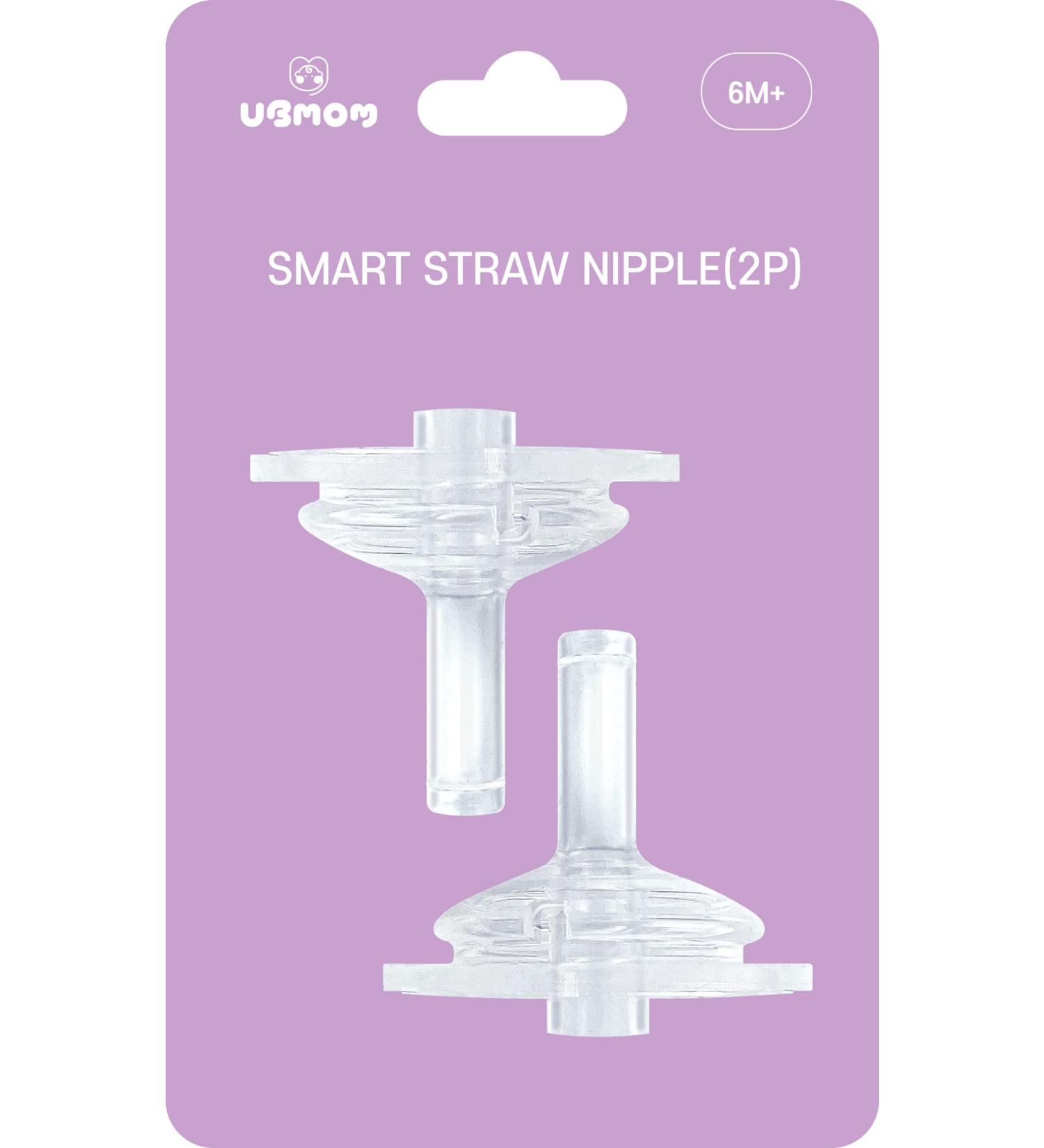 UBMOM Replacement Straw Nipple 2-Pack - Buy Now for Easy Feeding - Buy Online on GoSupps.com