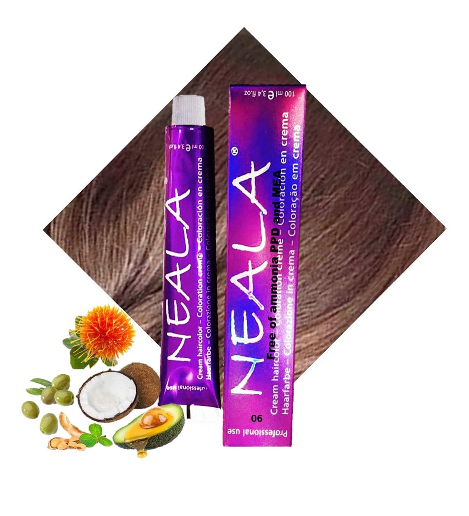 NEALA-06 Dark Blonde Professional Hair Color - Ammonia-Free PPD & MEA Free Permanent Color 100ml - 1 Pack - Buy Online on GoSupps.com