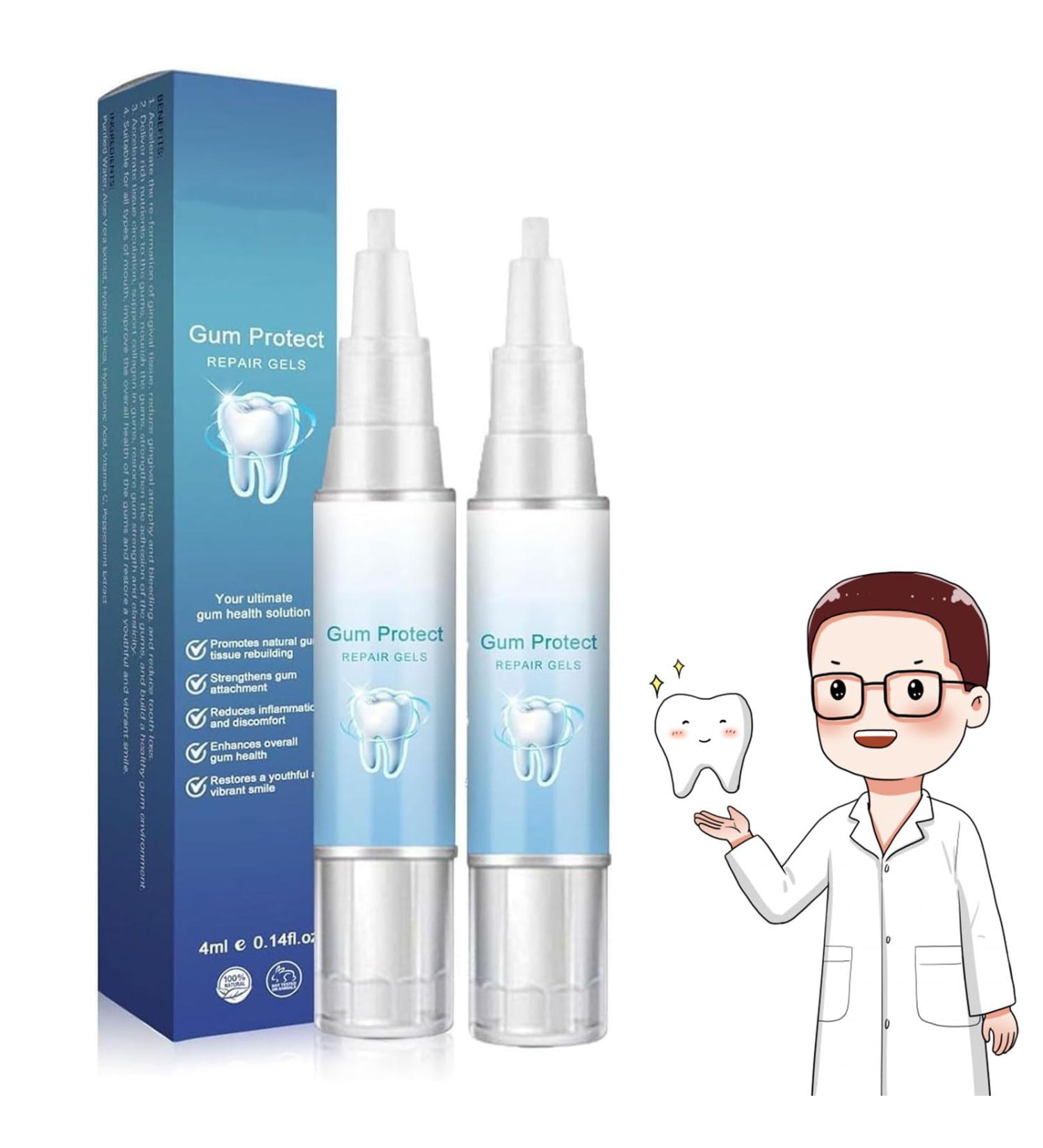Buy 2-Piece Gum Therapy Gel for Effective Periodontal Treatment | Brightening Tooth Health Gel - Buy Online on GoSupps.com
