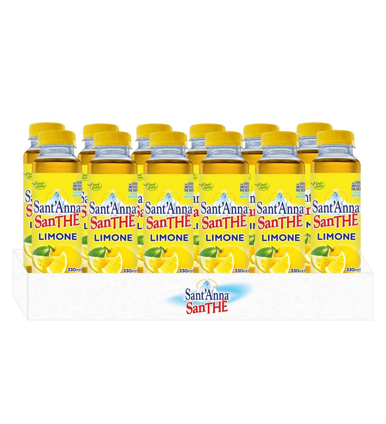 Sant'Anna Sant'Anna SanTh lemon tea in 0.33L bottles genuine tea infusion in Sainte-Anne water pack of 12 x 0.33L bottles