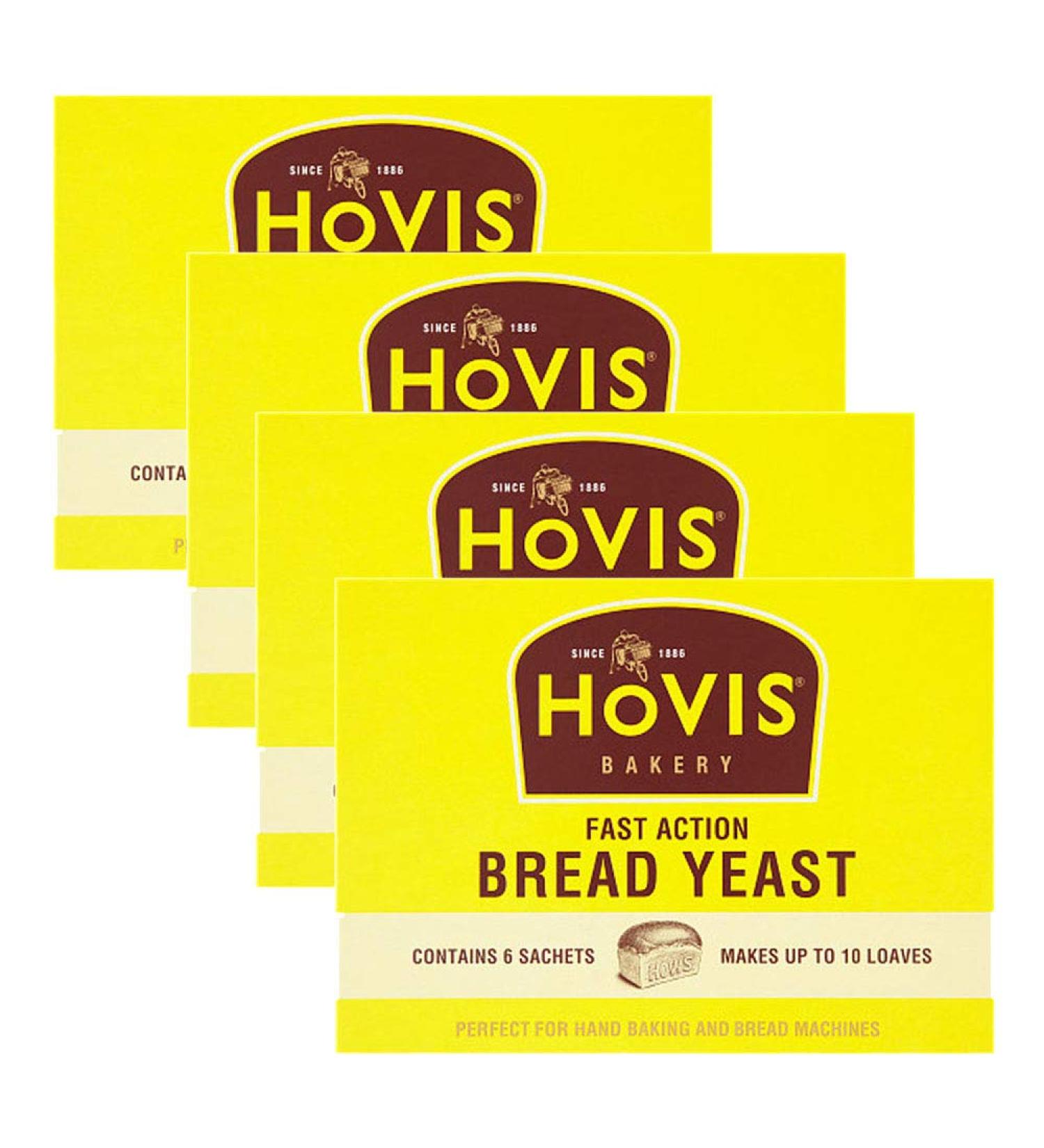 4 x 6 sachets Dry Yeast Baking Raising Agent Vegetarian Cake Bread Rolls sachets