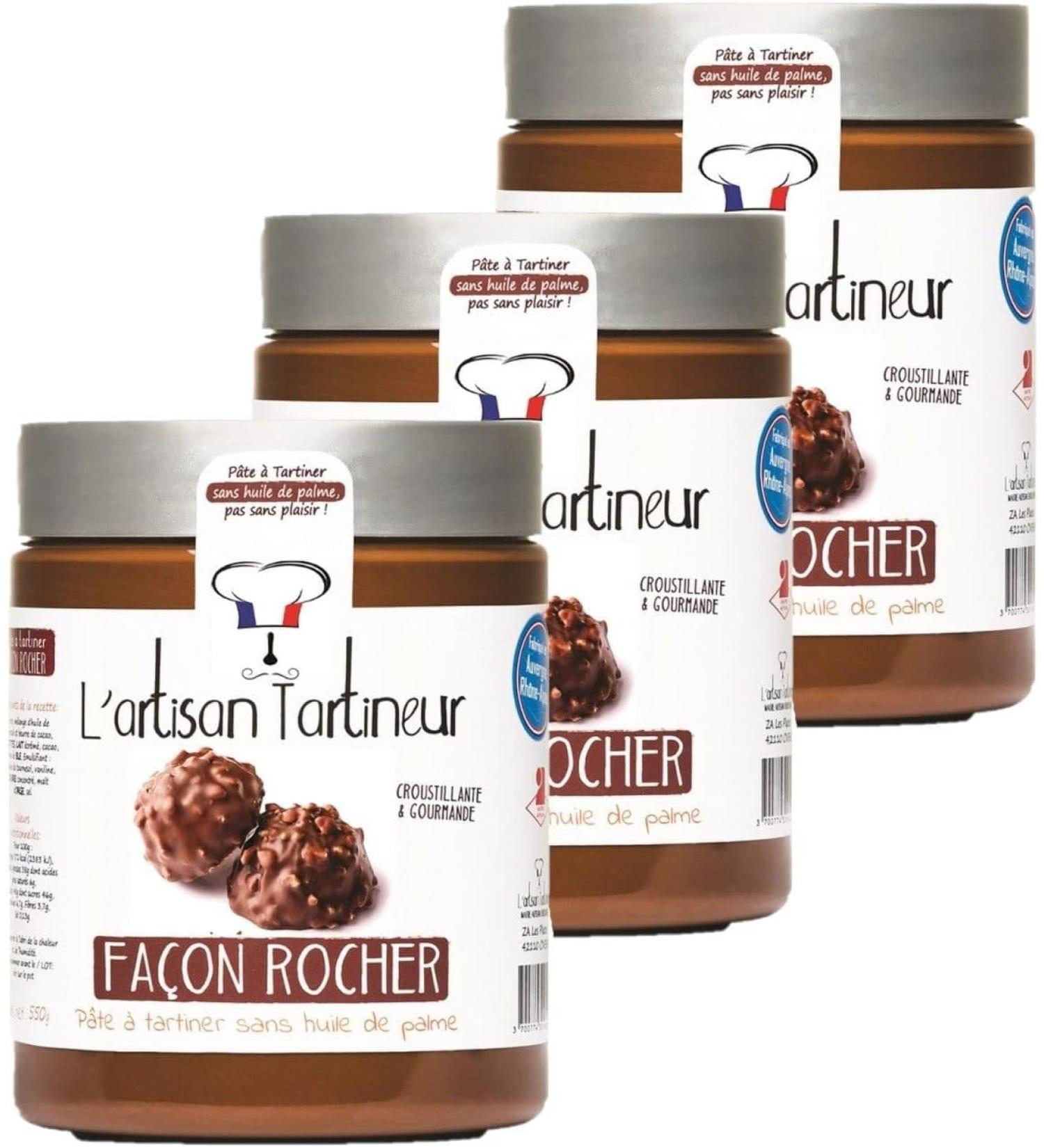 L'artisan Tartineur Rock Style Spreads -Set of 3 - Pot 570 g - Buy Online on GoSupps.com