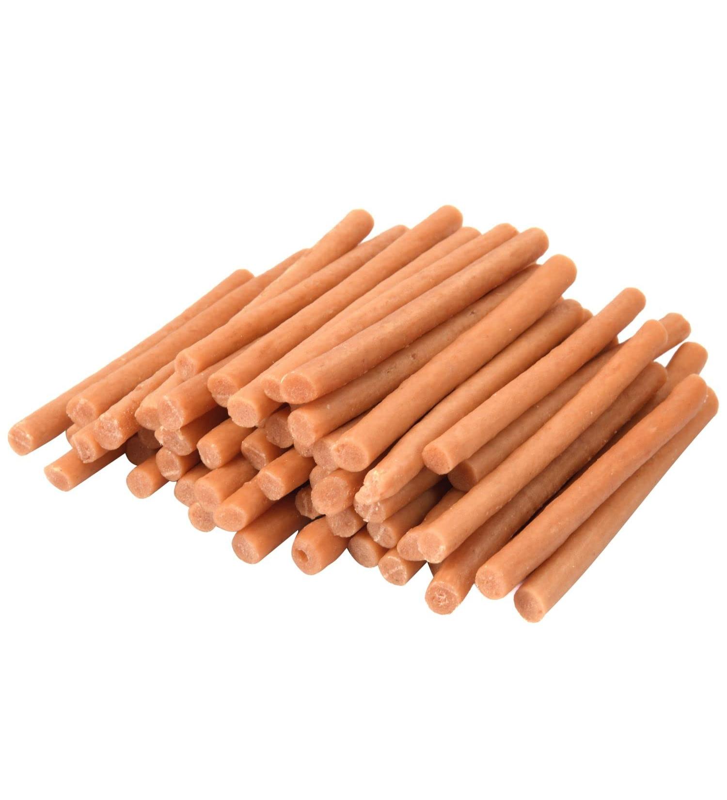 Mersjo Hundeleckerli - 85% High Meat Dog Treats | Grain & Sugar-Free Salmon Cabanos Natural Chewing Aid 500g - Buy Online on GoSupps.com