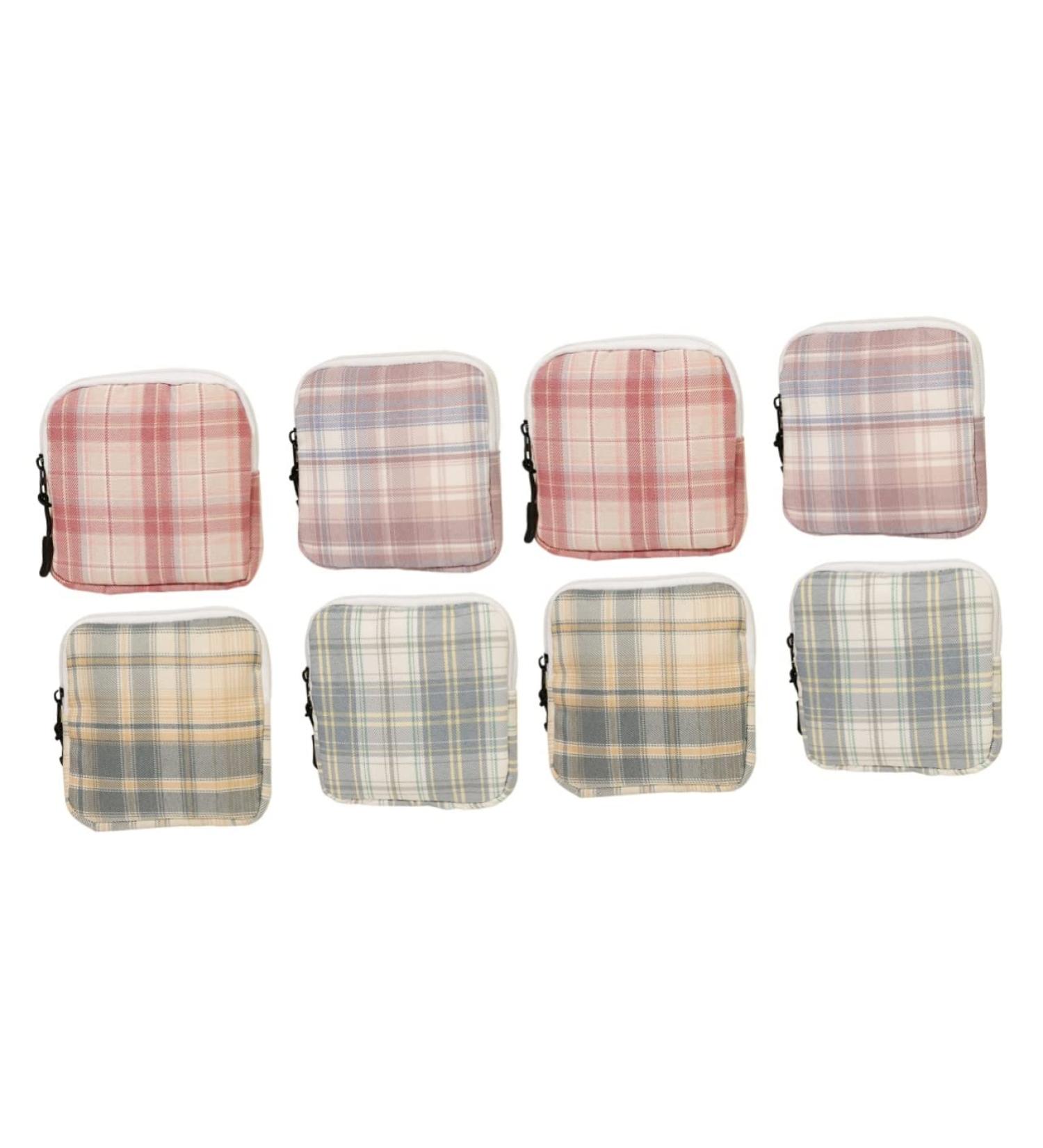 Solustre 8 STK Mini Storage Bag | Cotton Organizer for Tampons & Bathroom Essentials | Stylish & Functional Travel Containers - Buy Online on GoSupps.com