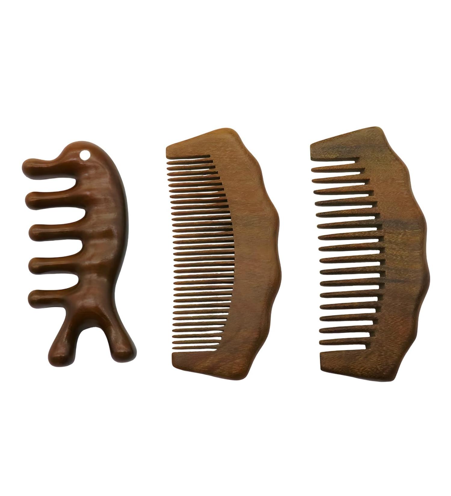 Lot de 3 peignes d'accouchement en bois de santal peignes de massage du cuir chevelu pour soulager la douleur du travail peignes en bois pour femme un cadeau de grossesse indispensable pour les - Buy Online on GoSupps.com