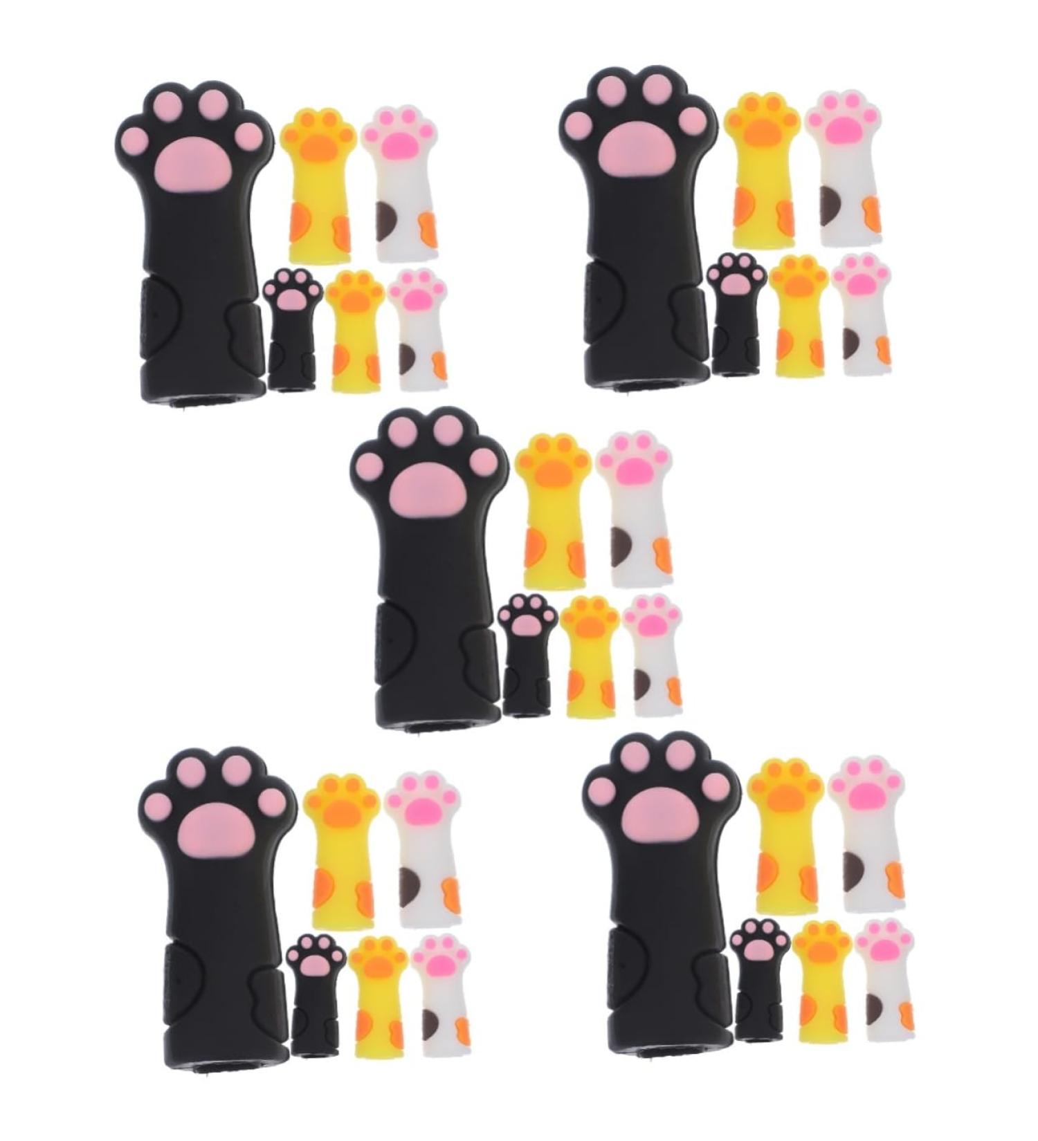 Beavorty 30 pcs Dead Skin Shears Protective case Pedicure Scissor Cover Cuticle Trimmer Cover Embroidery Scissors Cover paw Shape Protective Cases Nail Tool Modeling Silica Gel Safety Gear - Buy Online on GoSupps.com