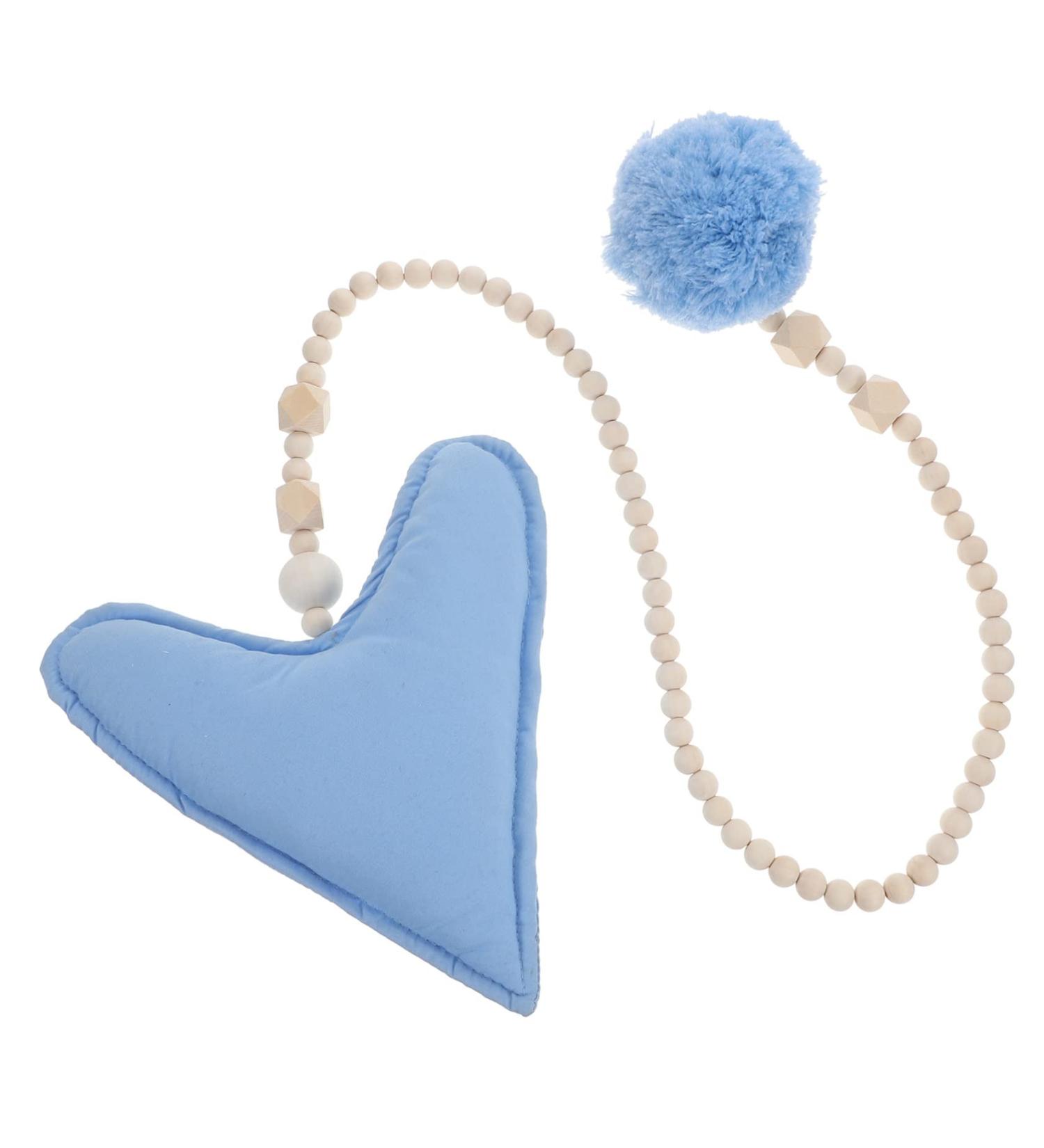 Happyyami Beaded Love Pom Toys for Baby - Boho Party Supplies & Decorative Hanging Garland - Buy Online on GoSupps.com