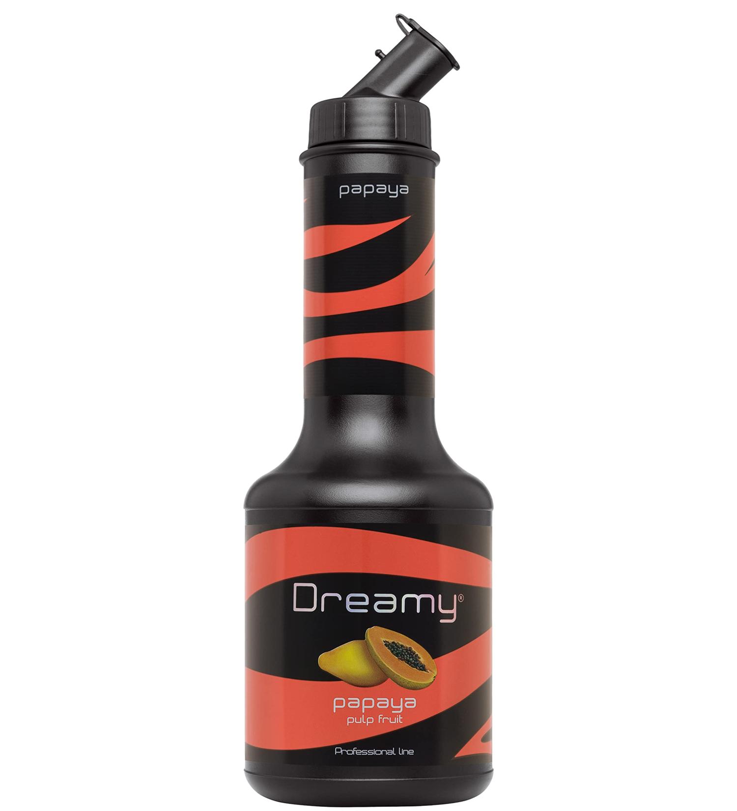 DREAMY Papaya Pulp 95cl - Cocktail/Mocktail Puree for Smoothies & Milkshakes - 950ml Pack of 1 - Buy Online on GoSupps.com