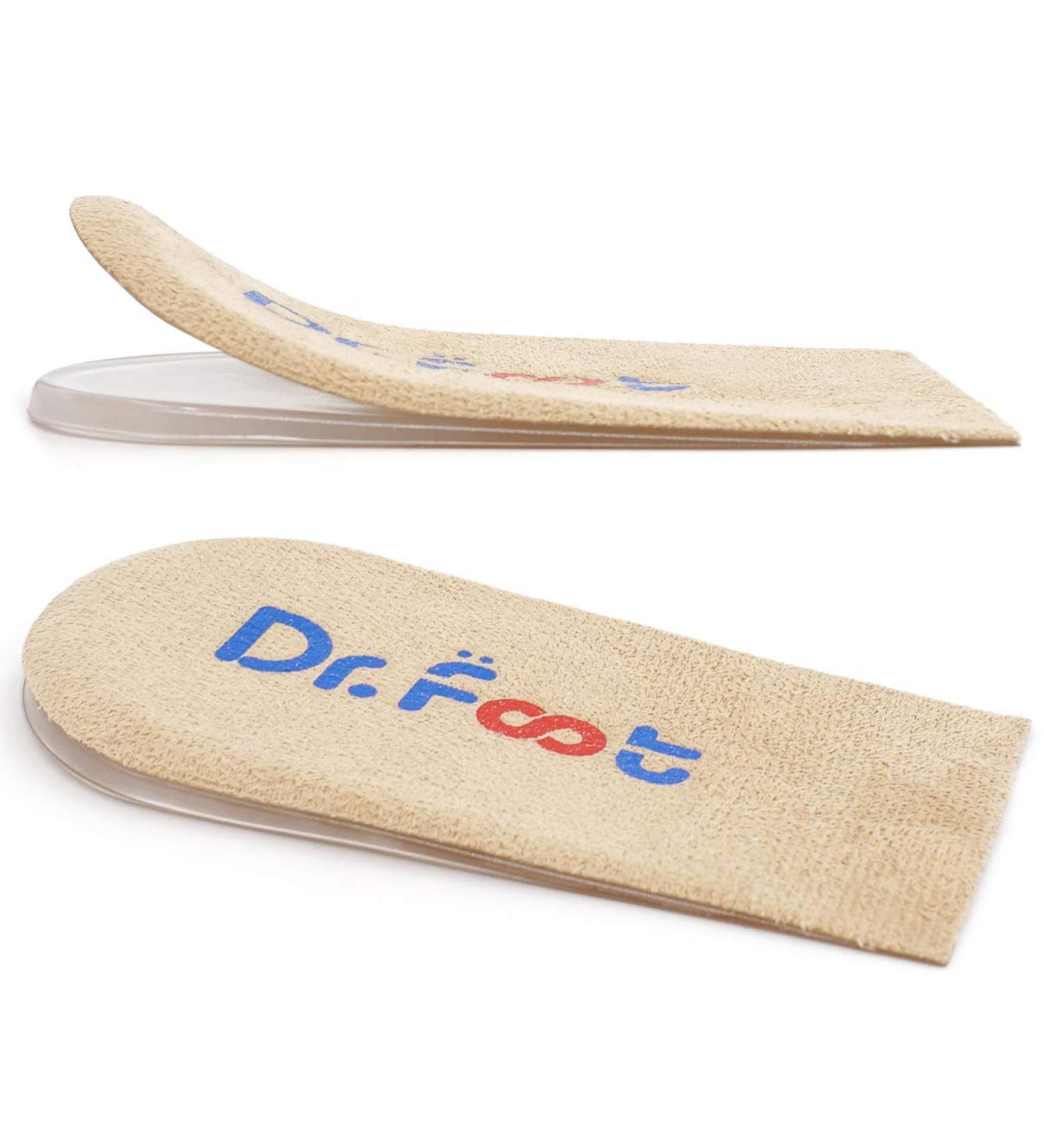 Dr.Foot Adjustable Orthopedic Heel Lift Inserts - Height Increase Insoles for Leg Length Discrepancies Heel Pain Relief & Sports Injuries (Beige 2 Layers - Women s 4.5-9.5 | Men s 6-8.5 - Buy Online on GoSupps.com
