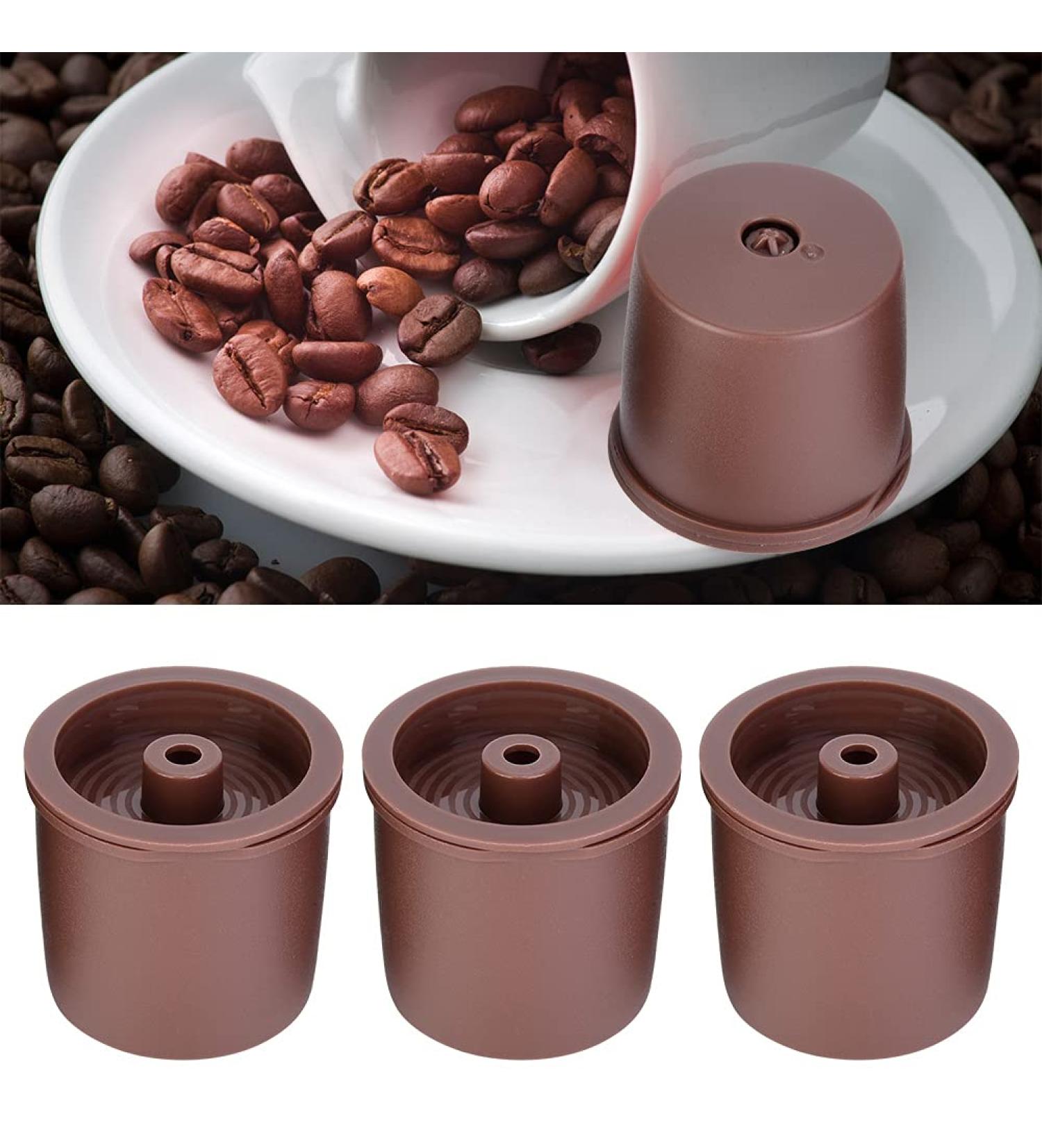 BstXqty 5PCS Coffee Filter Food Plastic Reusable Coffee Capsules Pod Filter Coffee Cups Strainer Suitable for Coffee Accessories Replacement - Buy Online on GoSupps.com