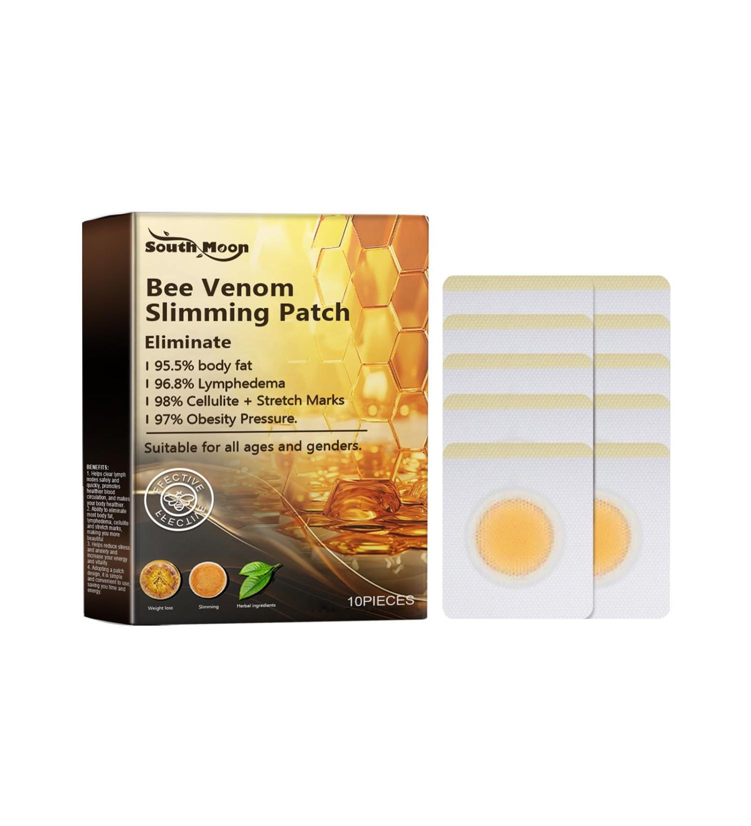 Bee Venom Lymphatic Drainage Slimming Patch Suitable for Use by Individuals of All Ages Bee Venom Slimming Patches for Women & Men - Buy Online on GoSupps.com