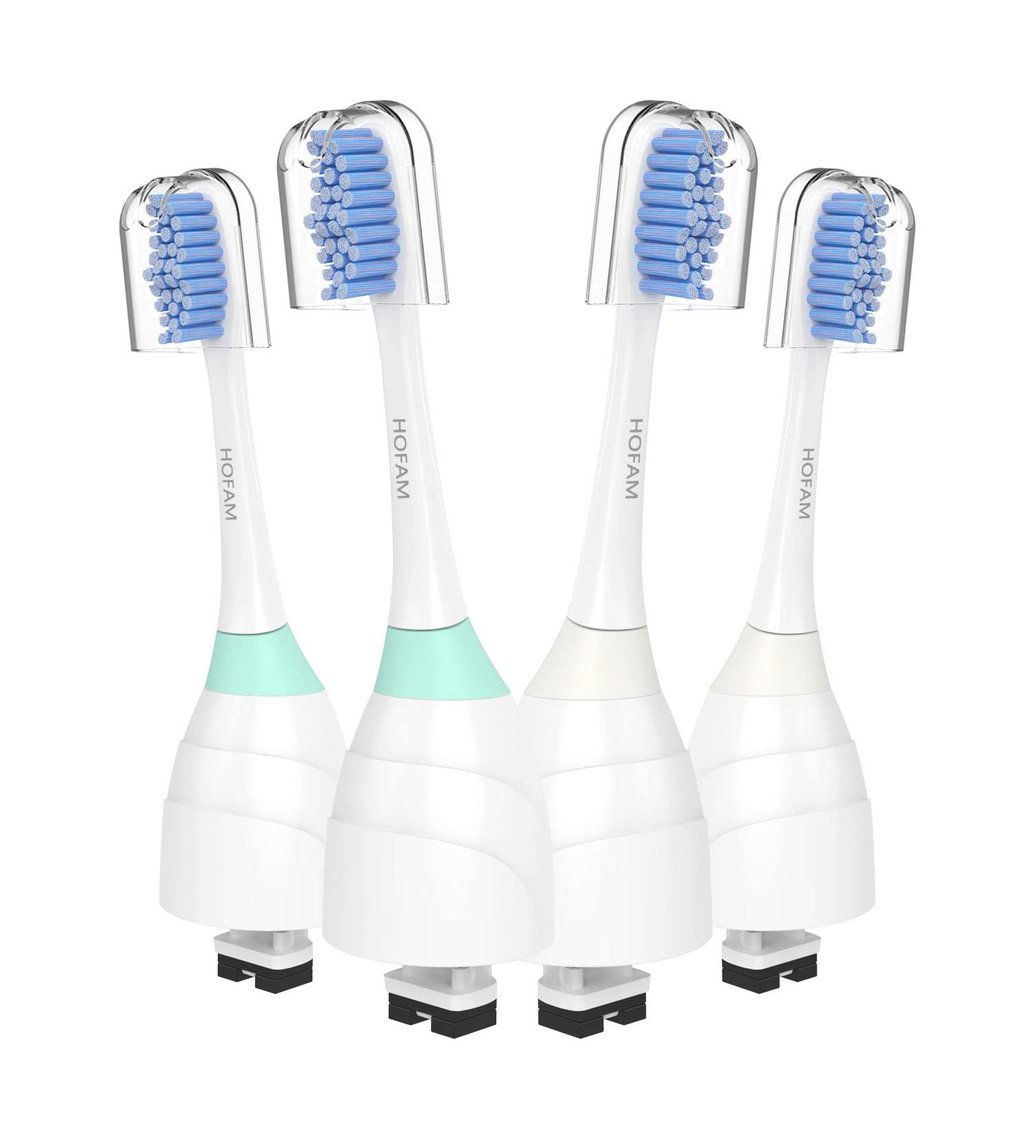 4 Pack Replacement Toothbrush Heads for Philips Sonicare E Series - Professional Cleaning & Whitening Refills with Magic Spiral Bristles - Buy Online on GoSupps.com