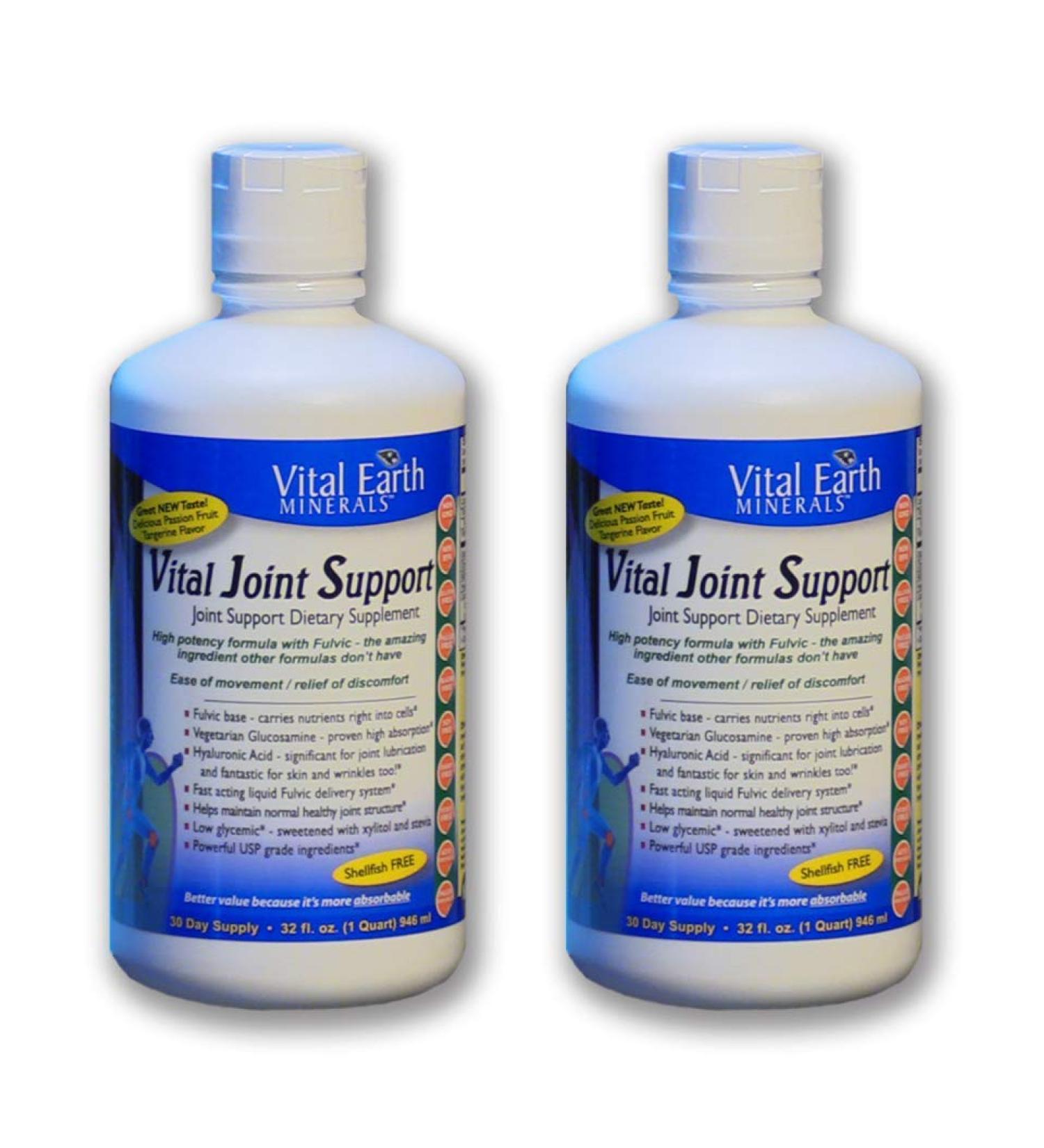Vital Earth Minerals Vital Joint Support 32 Fl Oz | Natural Joint Health Supplement - Buy Online on GoSupps.com