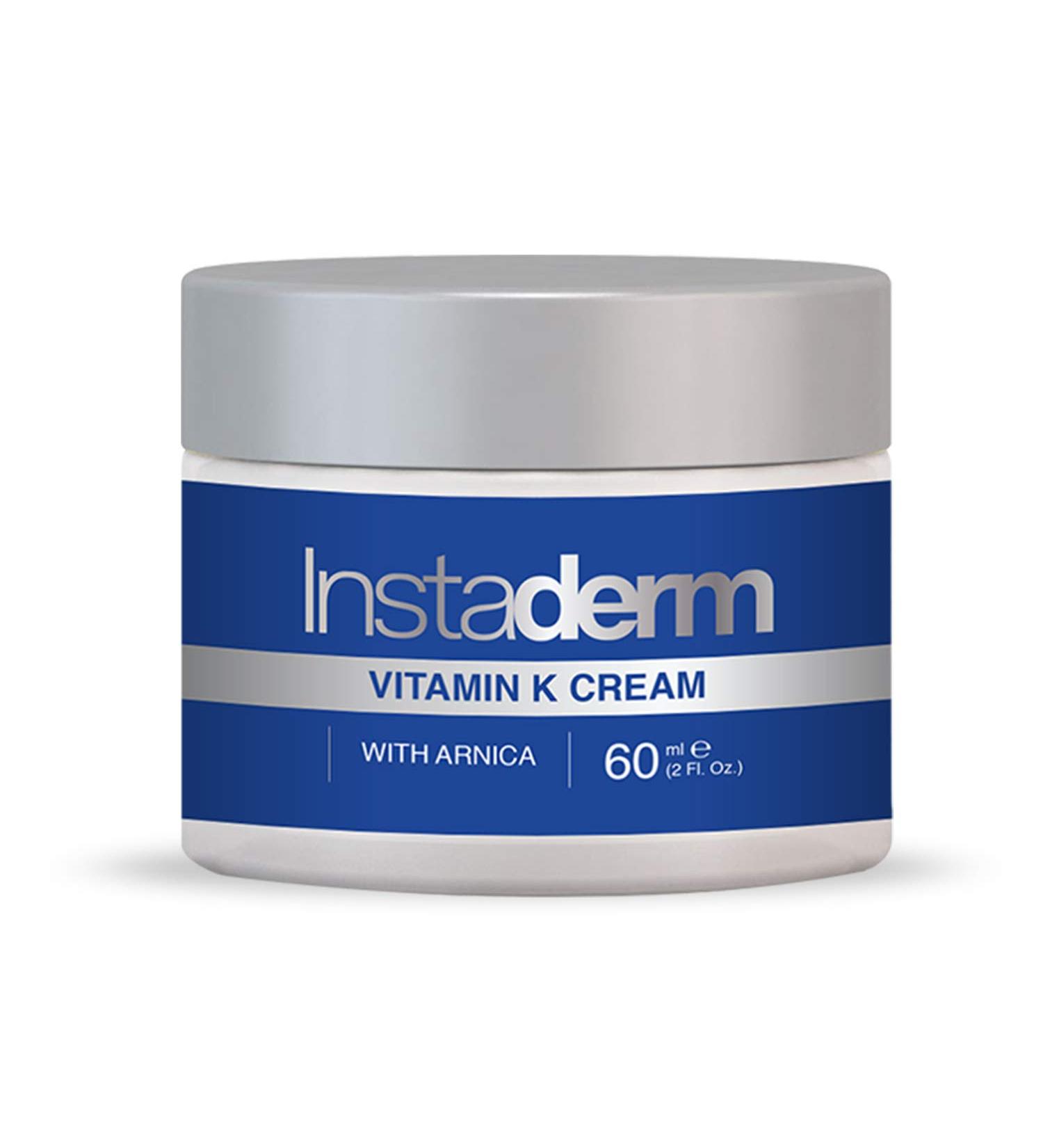 Vitamin K Cream with Arnica for Bruises, Spider Veins & Dark Circles - Moisturizer for Fine Lines, Puffiness & Wrinkles - Face & Body Repair - Buy Online on GoSupps.com