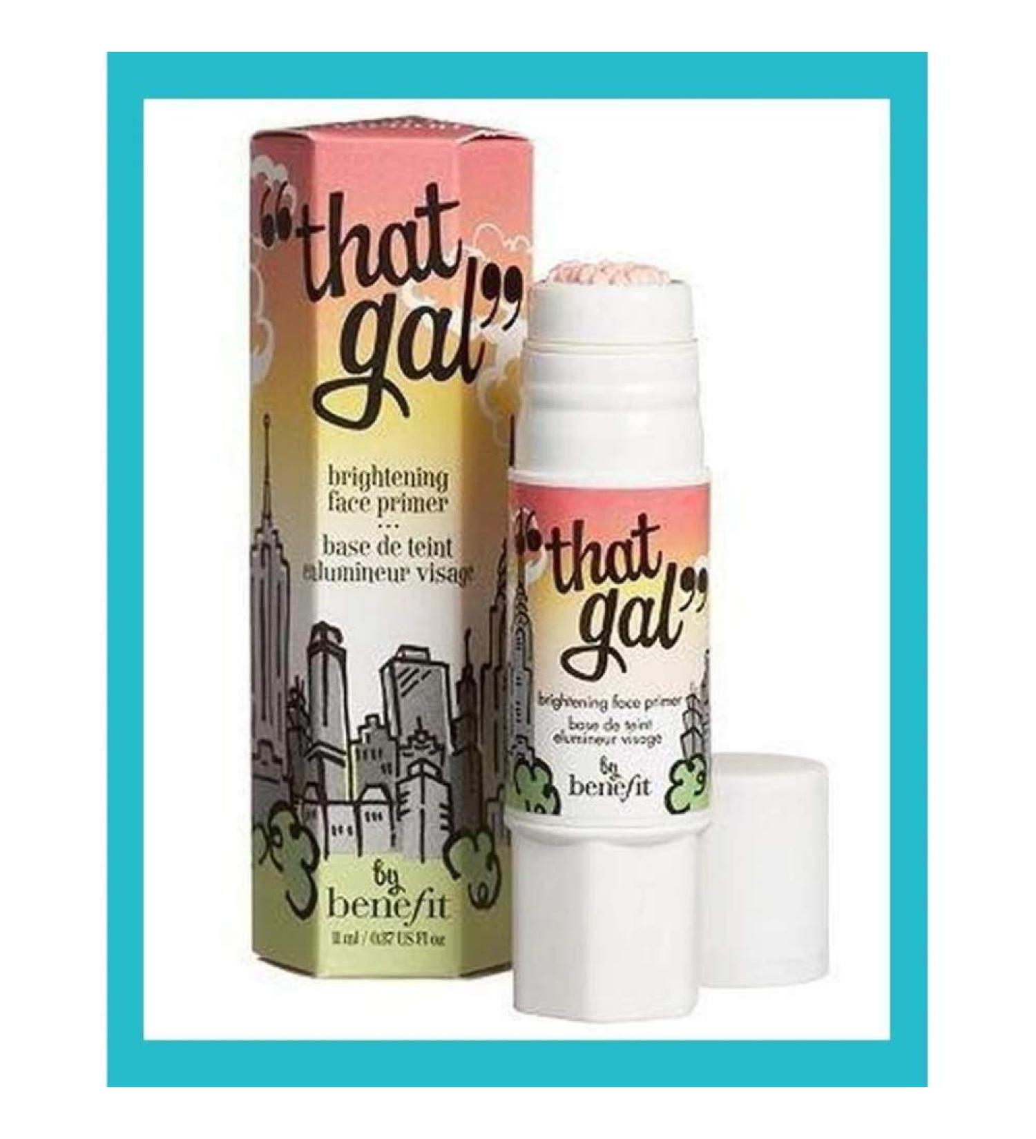 Benefit that Gal Brightening Face Primer-The Pink Pretty Primer Content: 11ml make-up primer with a light shimmer effect and plege for the skin.