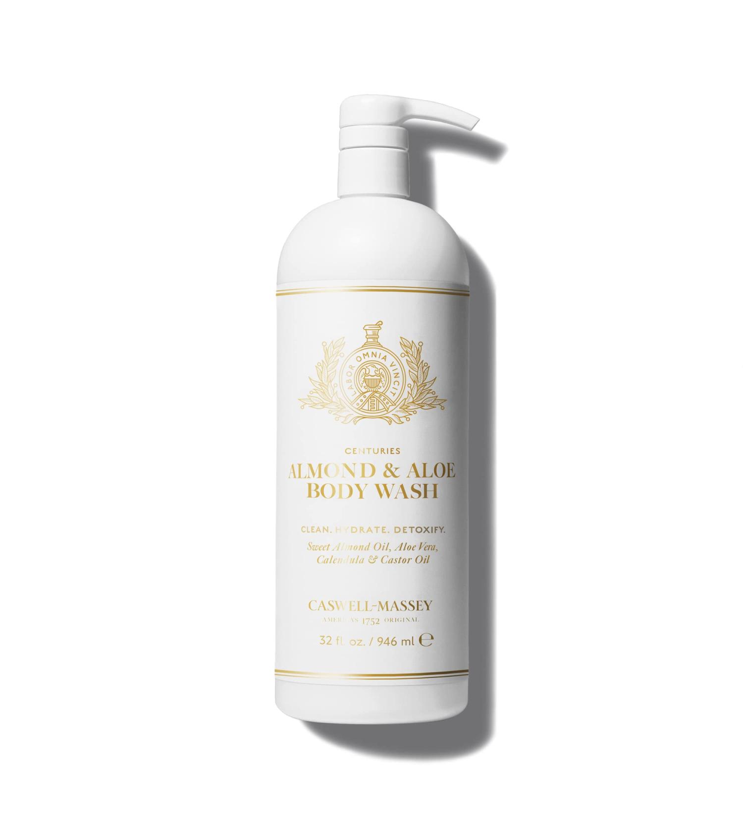 Almond & Aloe Titanic Body Wash 32 Oz - Hydrating Bath Gel for Men & Women | Made in USA - Buy Online on GoSupps.com