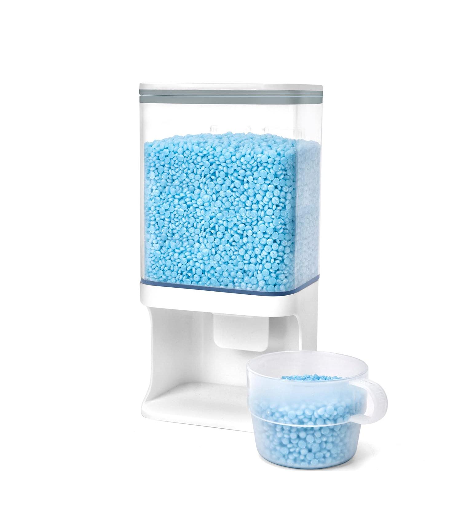 Conworld Wall-Mounted Laundry Beads Dispenser 1000ML-White | Laundry Room Organization for Detergent & Scent Booster Beans - Buy Online on GoSupps.com