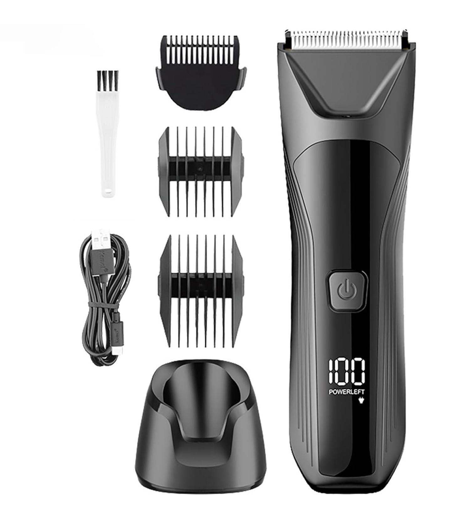 Professional USB Hair Clippers for Men & Women - Washable Trimmer with LCD Display - Buy Online on GoSupps.com