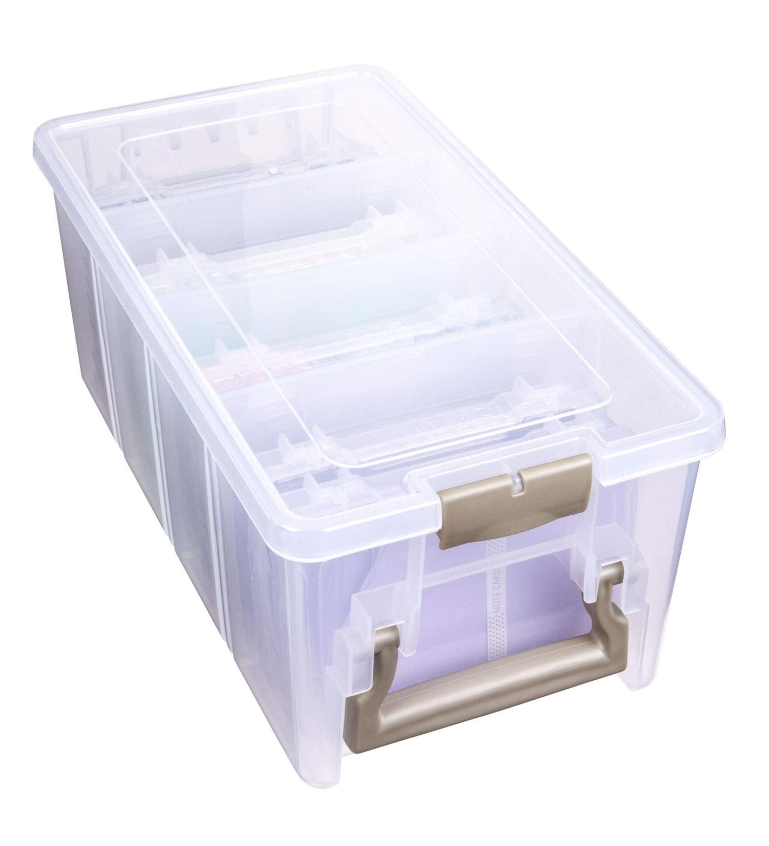 ArtBin Large Semi Satchel Craft Organizer Set with 8 Plastic Cases - Clear Photo Storage Solution - Buy Online on GoSupps.com