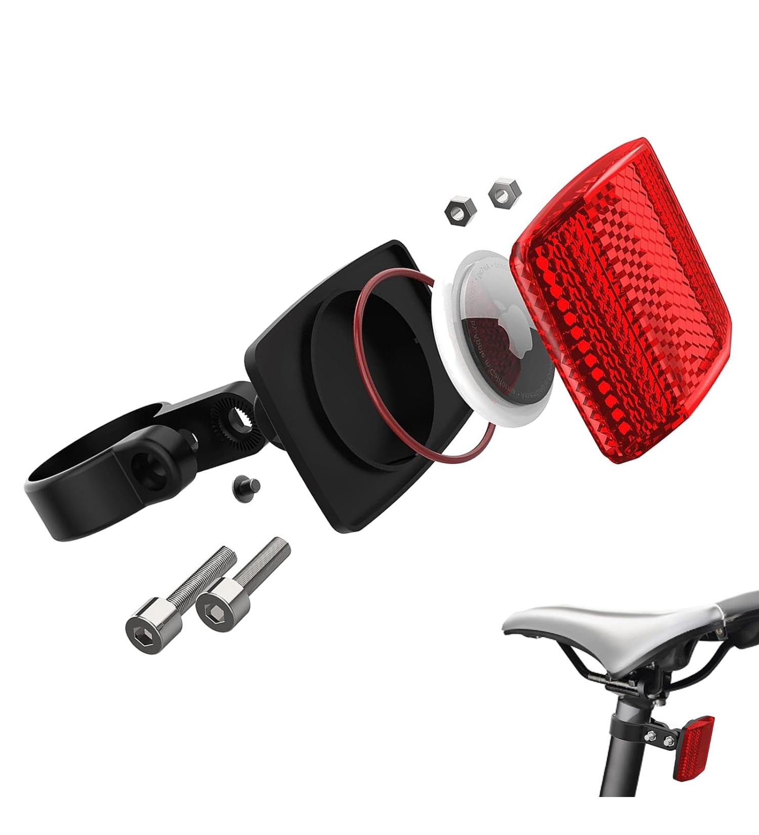 Deerlet Airtag Bicycle GPS Tracker - Hidden Bike Mount for Apple Airtag Reflector Seatpost Mount Anti-Theft for Bicycles & Scooters - 1 Pack - Buy Online on GoSupps.com