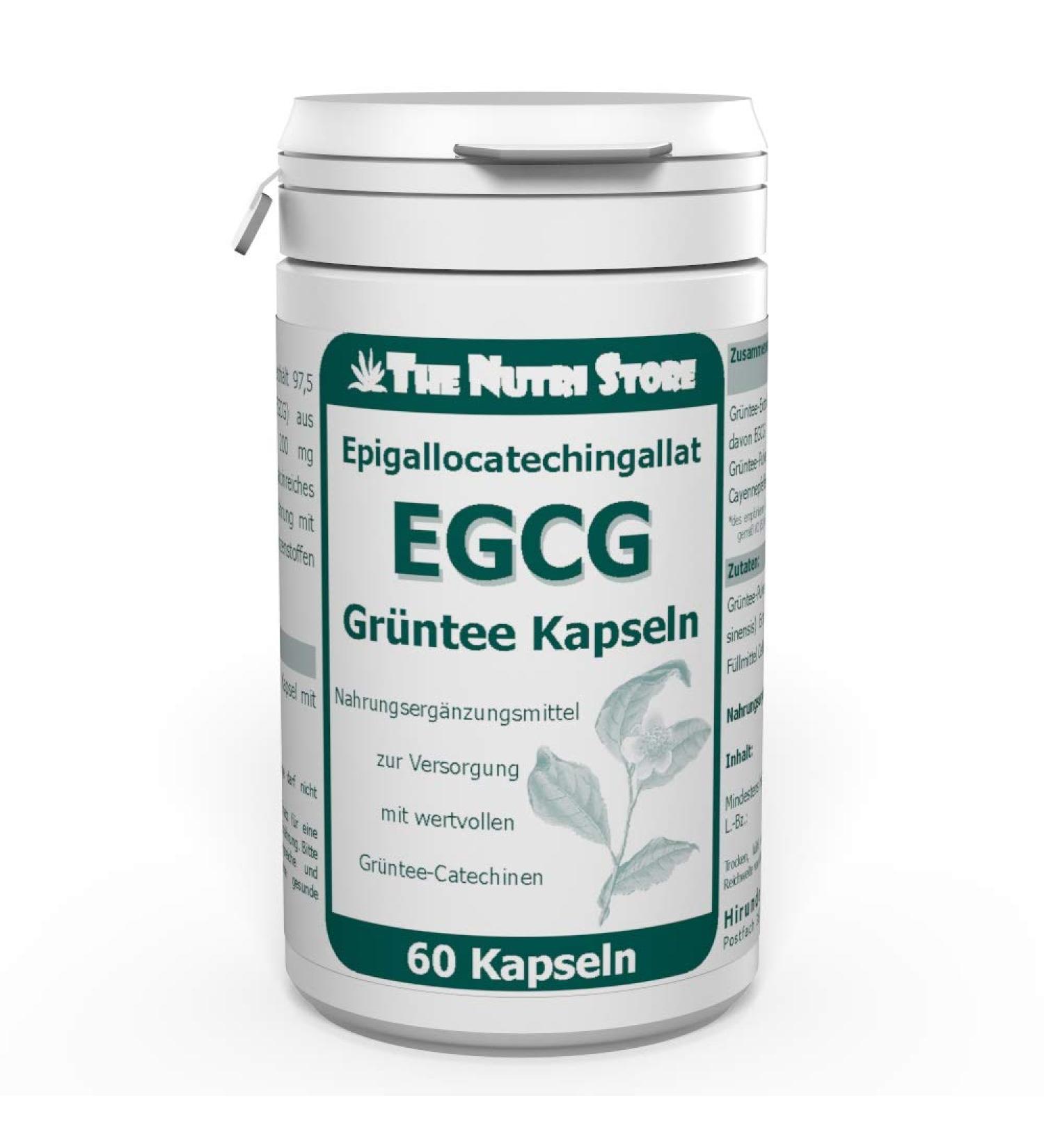 Buy EGCG 97.5 mg Epigallocatechin Gallate Capsules - Premium Antioxidant Supplement | Free International Shipping - Buy Online on GoSupps.com