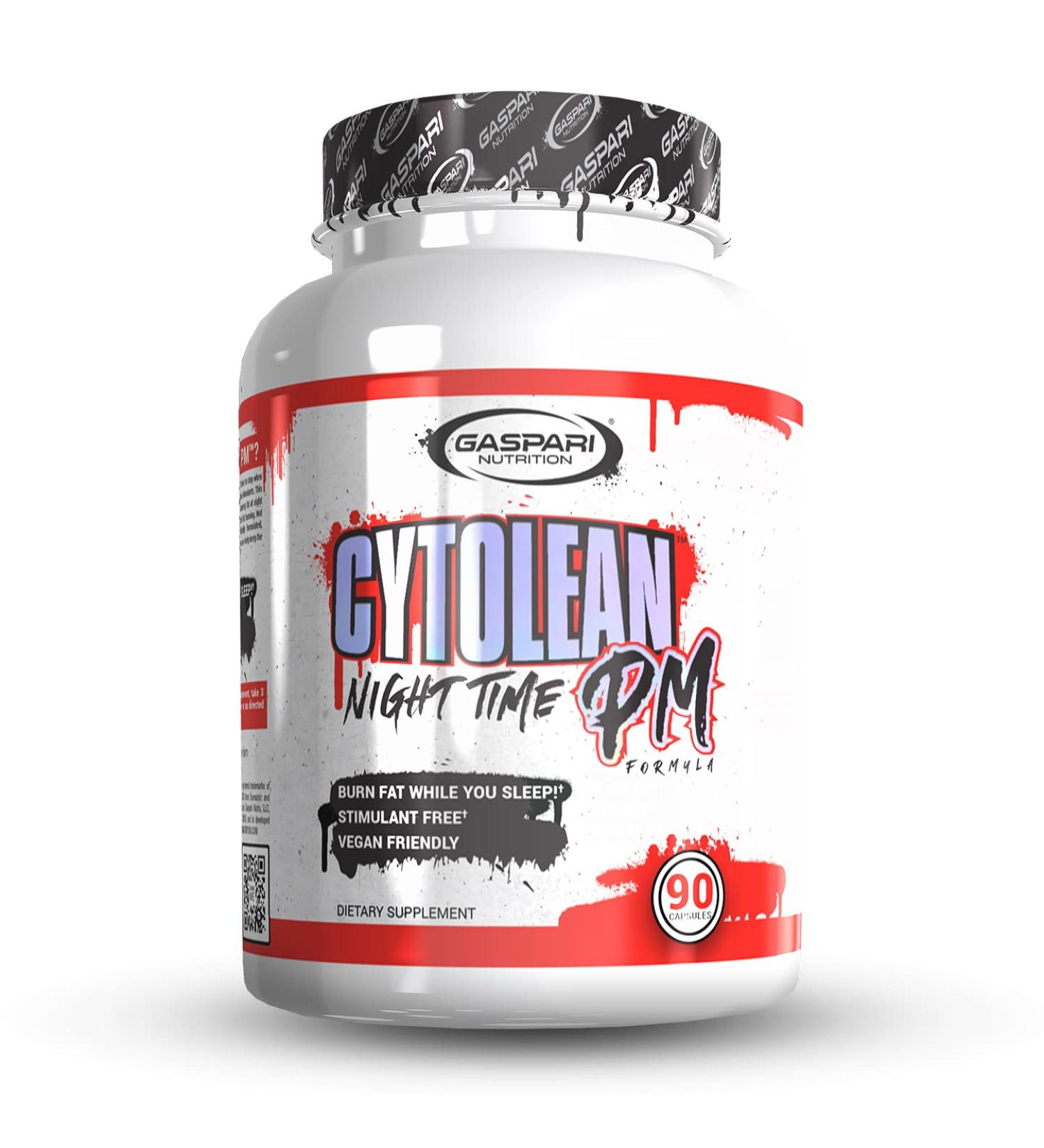 Buy Gaspari Nutrition Cytolean PM - Stimulant-Free Nighttime Fat Burner with Melatonin & Vegan Support - 90 Capsules - Buy Online on GoSupps.com