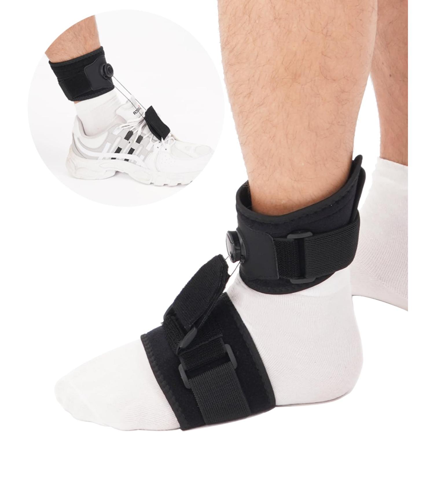 AFO Foot Drop Brace - Improve Walking Gait & Relieve Pain | Adjustable Orthosis for Plantar Fasciitis | Left & Right Foot Support - Buy Online on GoSupps.com