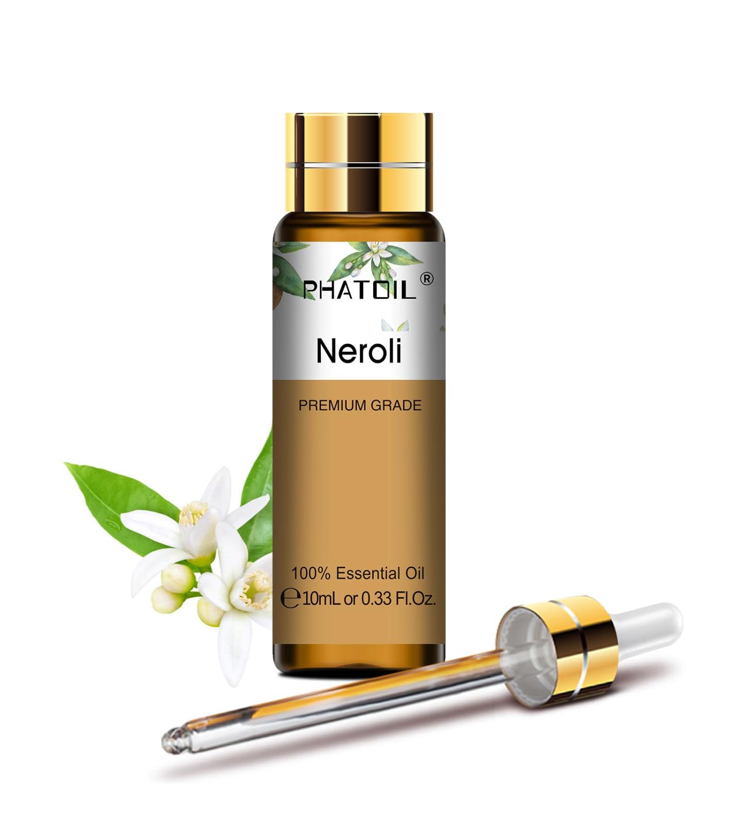 PHATOIL Neroli Essential Oil - 10ML Undiluted Pure Neroli Oil - Cruelty-Free & Aromatherapy Diffuser Oil - Buy Online on GoSupps.com