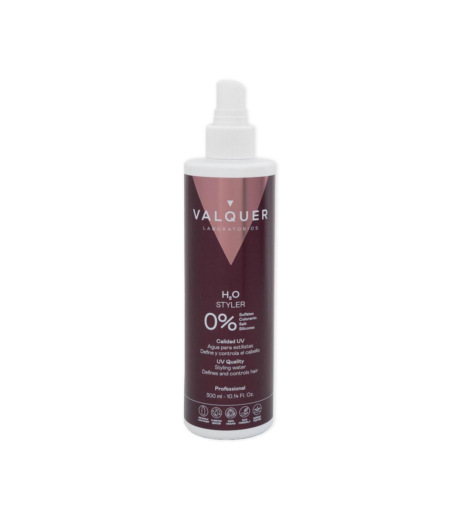 Valquer Professional H2O Eau for stylists UV quality Styling water with sun protection 300 ml - Buy Online on GoSupps.com