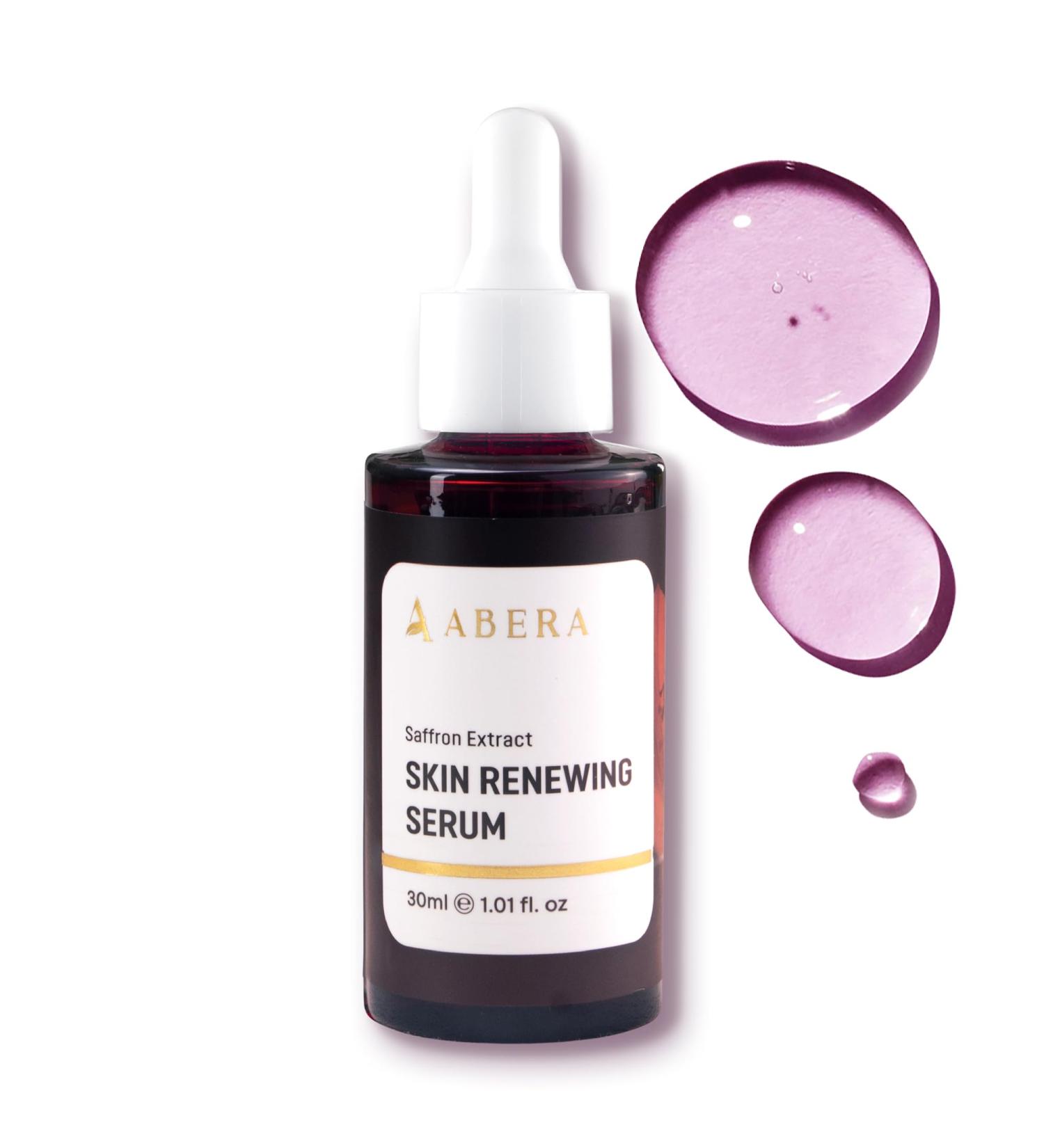 ABERA Saffron Serum for Melasma Treatment - Anti-Aging & Dark Spot Remover Hydrating Face Serum with High Potency Saffron Extract 1.01 Fl Oz - Buy Online on GoSupps.com