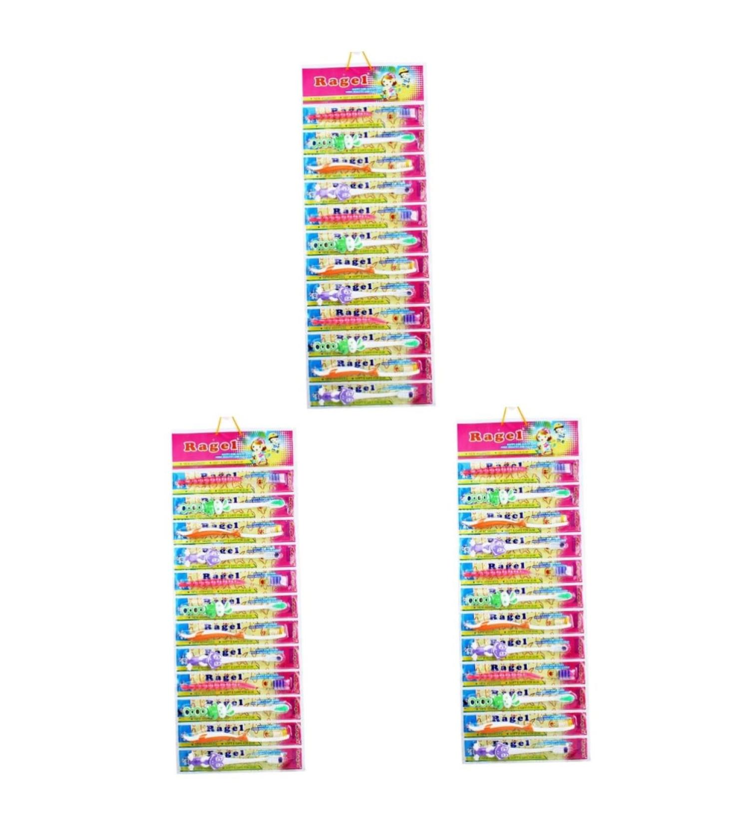 Gatuida Whitening Toothbrush - 36 Pcs Cartoon Toddler Cleaning Brush | Sensitive Toothbrush for Kids - International Shipping Available - Buy Online on GoSupps.com
