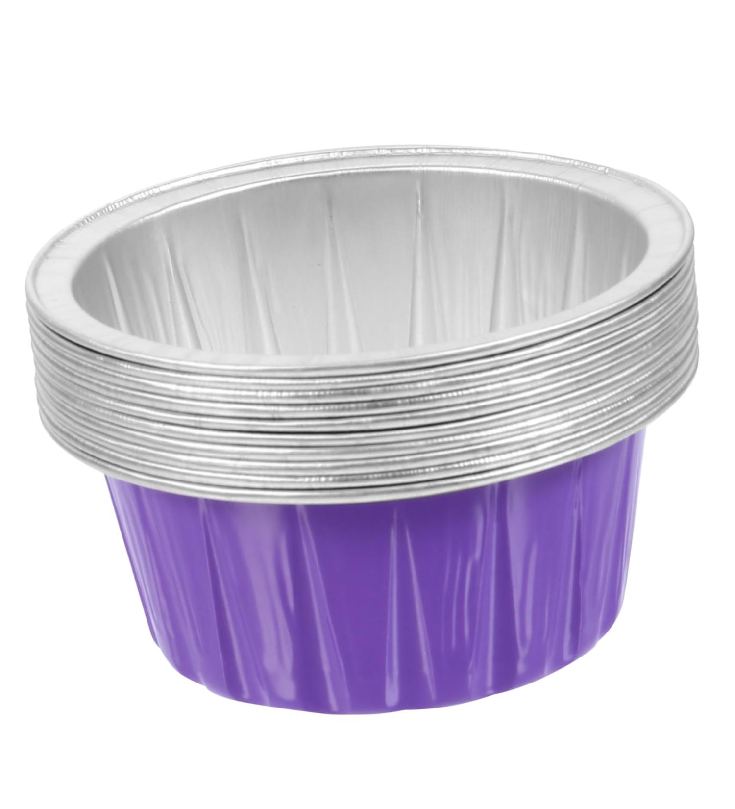 Bestonzon 10-Piece Colorful Reusable Aluminum Wax Melting Bowls for Hair Removal | Non-Stick & Durable 6.3x6.3cm - Buy Online on GoSupps.com