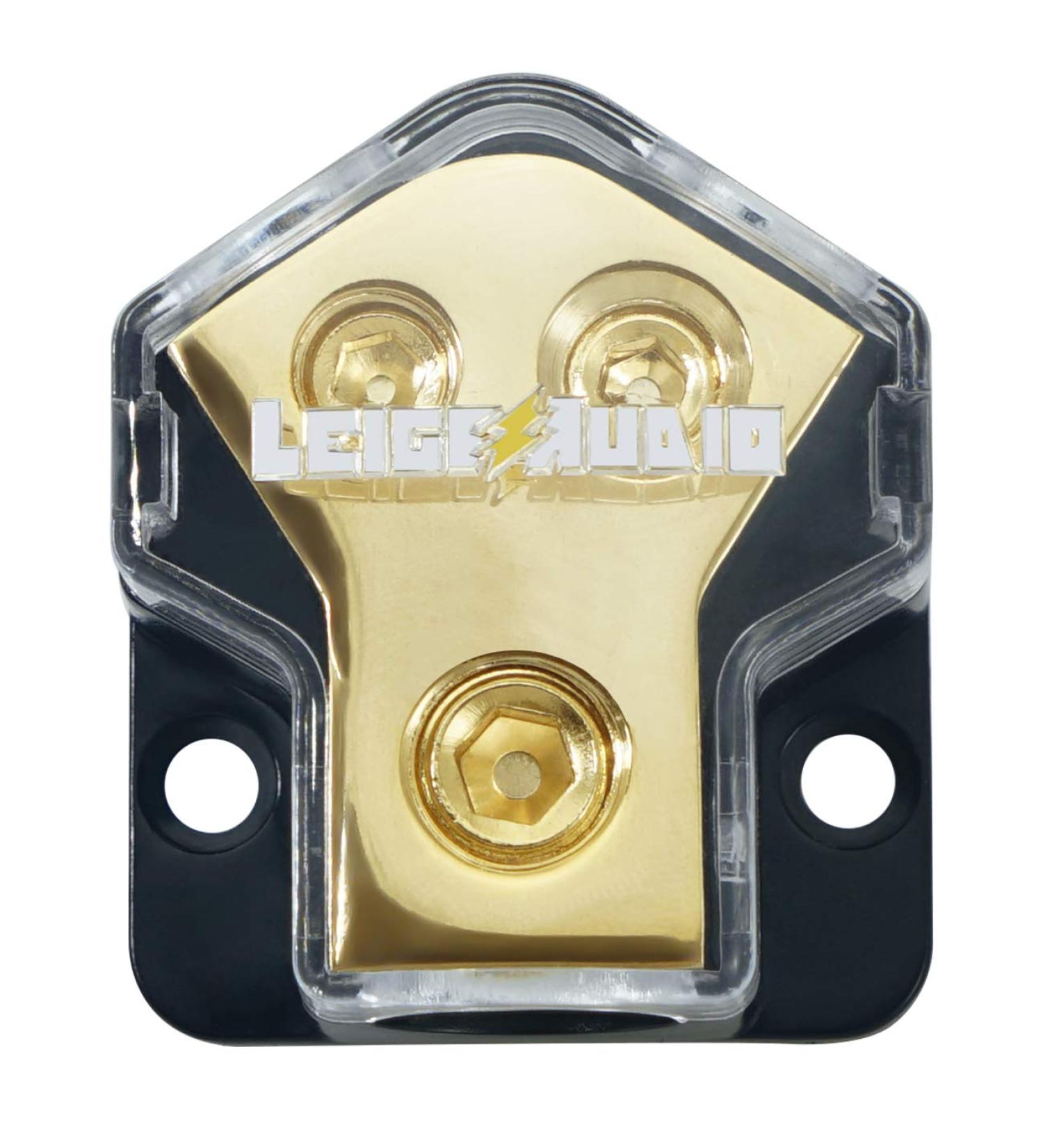 LEIGESAUDIO 2-Way Amp Copper Power Distribution Block for Car Audio Splitter (1Pack) - Buy Online on GoSupps.com