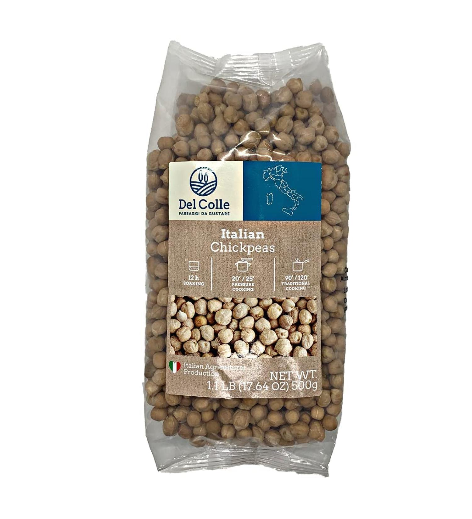 Del Colle Italian Chickpeas | 1.1lb (500g) - (Pack of 1)