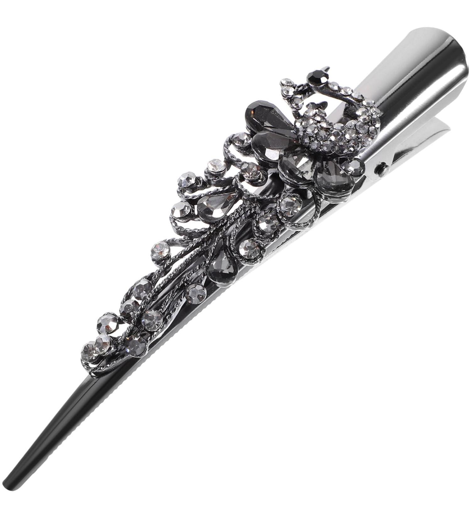 Beaupretty Rhinestone Hair Clip Girls Hair Accessories Hair Jewelry Hair Clips for Girls Large Barrette Hair Clips for Teen Girls Women Hair Clips Metal Crystal Horn Clip Women's - Buy Online on GoSupps.com