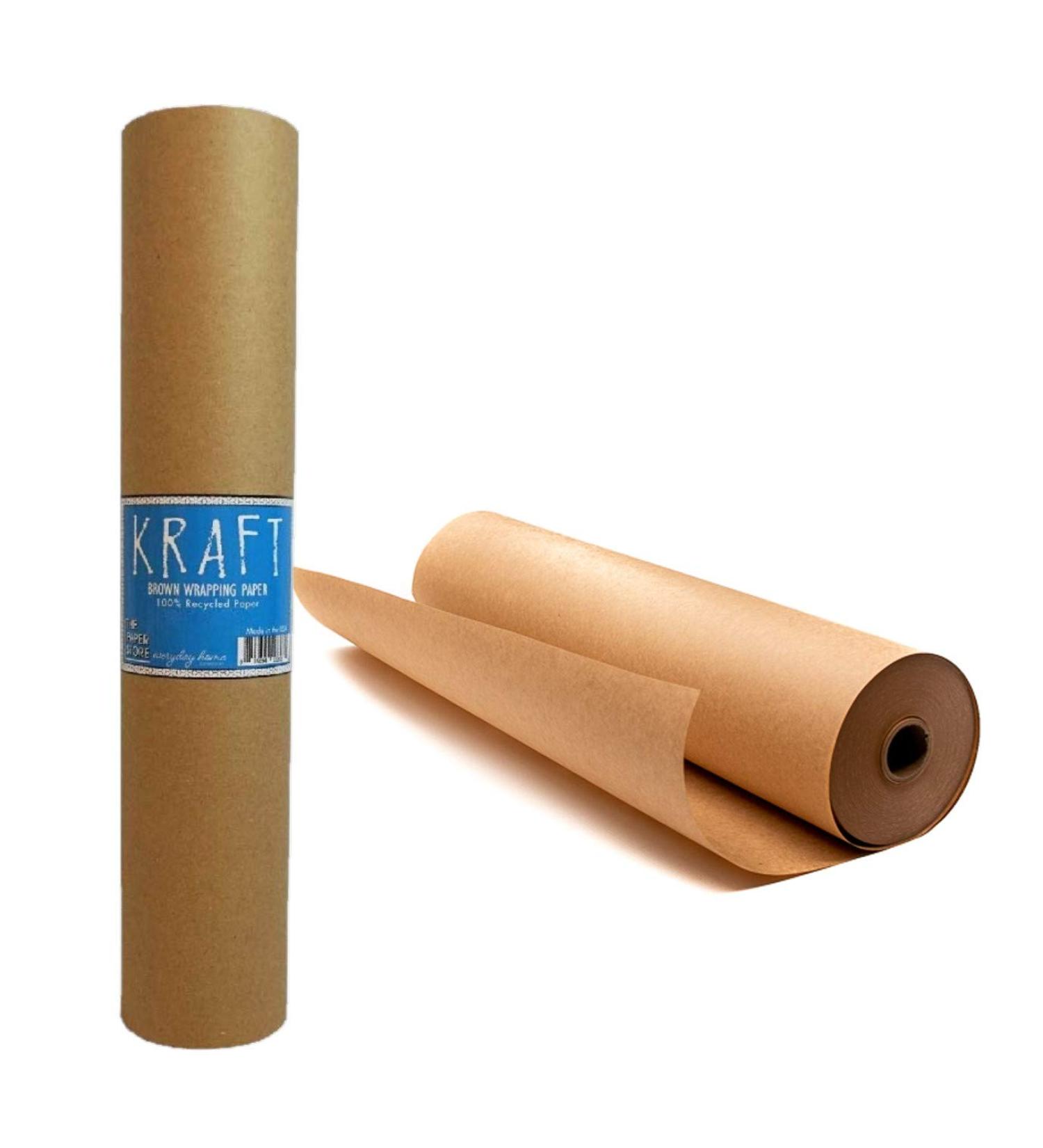Kraft Brown Paper Roll 30 x 2400 (200 ft) - 100% Recyclable Craft & Packing Paper - Buy Online on GoSupps.com