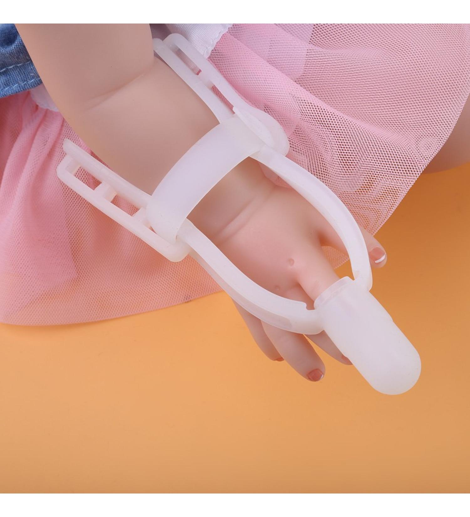 Yosoo Baby Stop Thumb Sucking Kit - Silicone Finger Guard Wrist Band for Kids - Buy Online on GoSupps.com