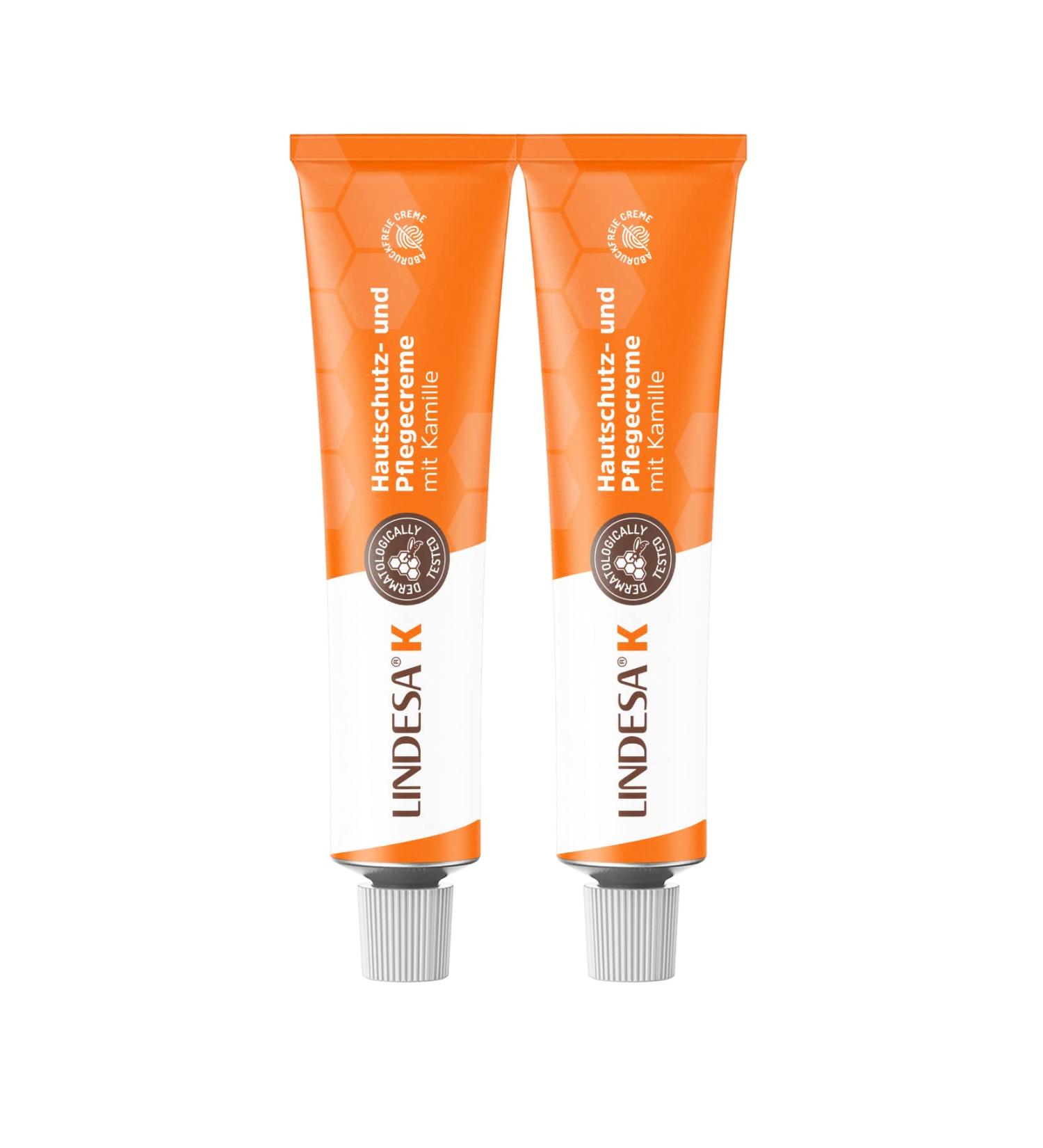 Lindesa K Care Cream with Chamomile - 50ml Skin Protection Hand Cream | International Shipping Available - Buy Online on GoSupps.com