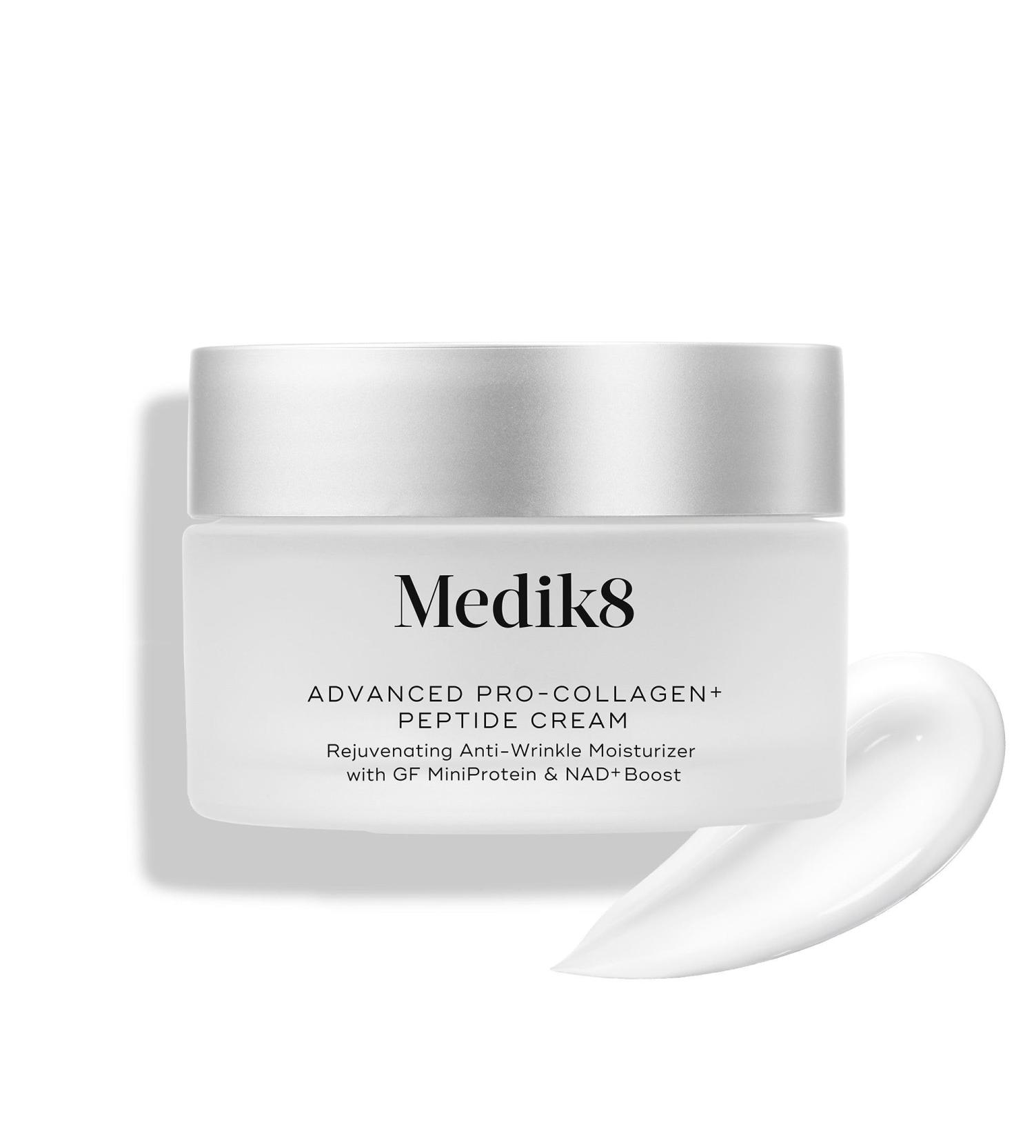 Medik8 Advanced Pro Collagen Peptide Cream - Daily Face Moisturizer for Dry Skin - Lifting Moisturizer Face Cream with Anti-Aging Peptides - 1.6 oz - Buy Online on GoSupps.com