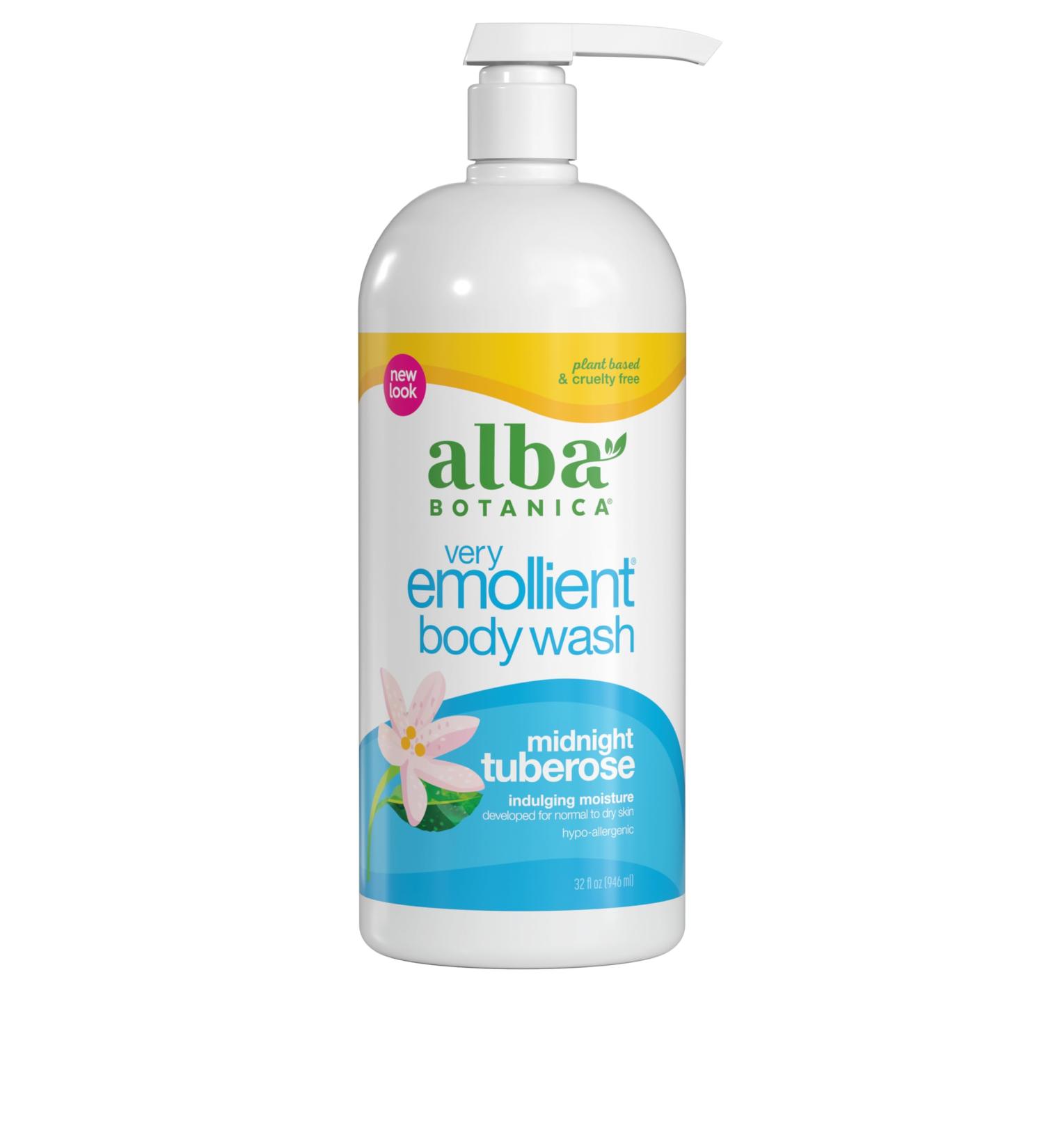 Alba Botanica Very Emollient Body Wash Midnight Tuberose 32 Oz (Packaging May Vary) Midnight Tuberose 32 Fl Oz (Pack of 1) - Buy Online on GoSupps.com