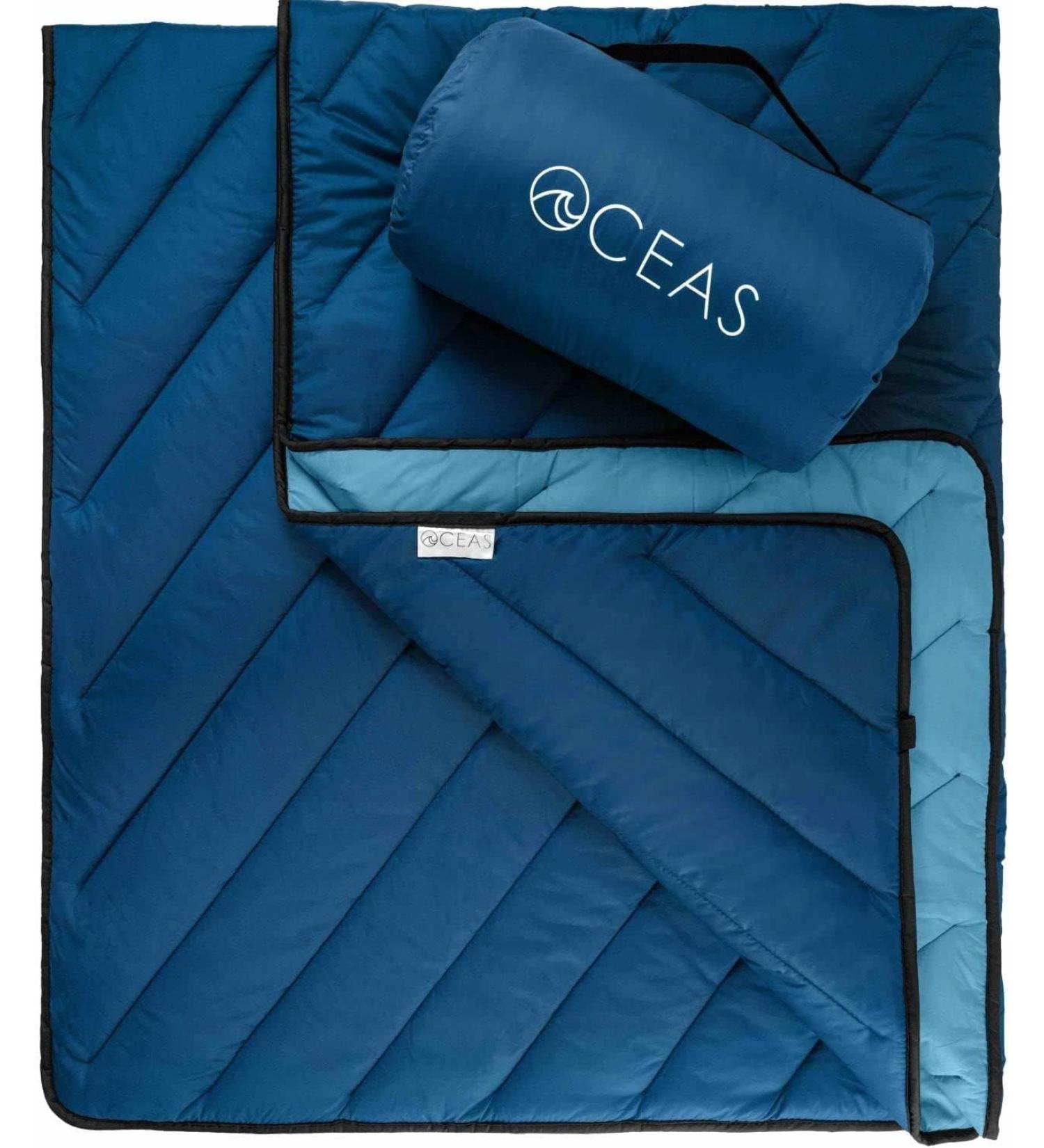 Oceas Oceas Outdoor Waterproof Stadium Blanket - Blue - Buy Online on GoSupps.com